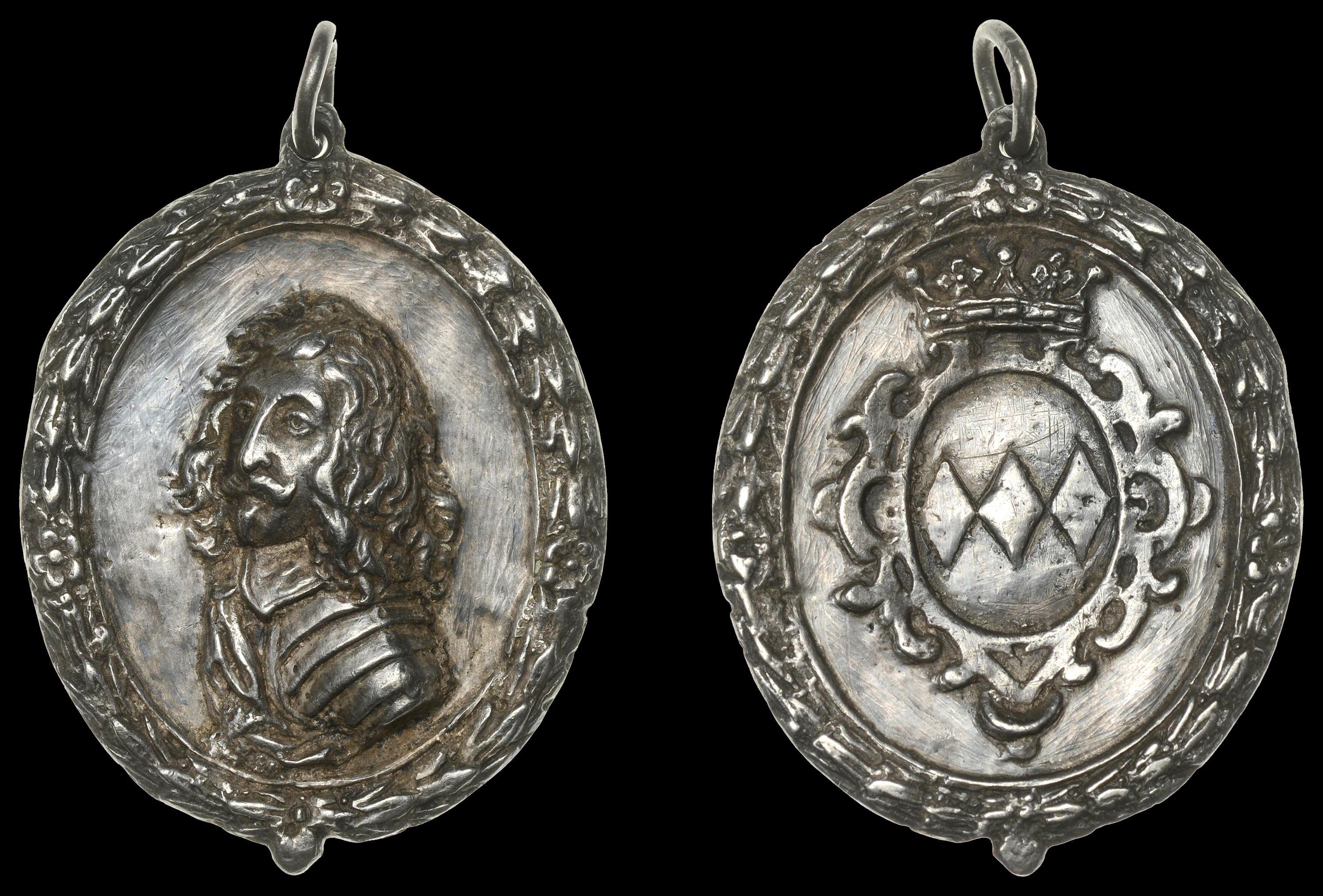 II: Civil War Medals, Edward Montagu, 2nd Earl of Manchester, 1643, a cast and chased silver