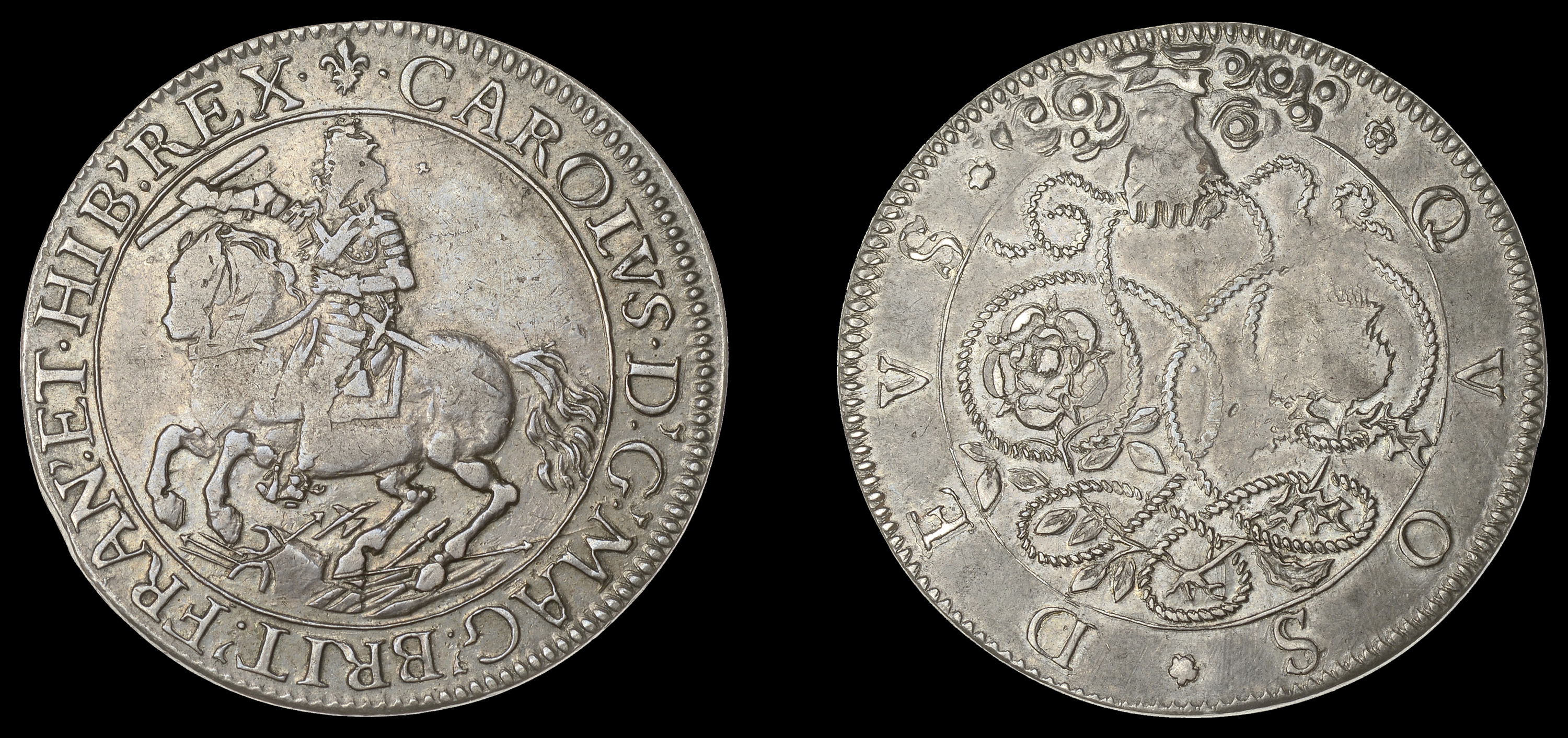 V: Original Medals by Simon, Scottish Rebellion Extinguished, undated [1639], a struck silver medal,