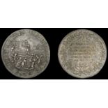 I: Briot, Warin and Rawlins, England, Restoration of the Monarchy, 1660, a silver medal, unsigned [