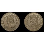 IV: Coins of Oliver Cromwell, Pattern Farthing, undated, by D. Ramage, from the same dies as