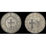 III: Commonwealth Coins of 1651, Patterns, Pattern Halfcrown, 1651, by T. Simon and P. Blondeau,