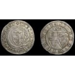 III: Commonwealth Coins of 1651, Currency, Shilling, 1651, mm. sun on obv. only, shield of England