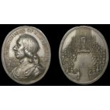 VI: Original struck Dunbar Medals by Simon, Battle of Dunbar, 1650, a large struck silver medal by