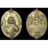 II: Civil War Medals, Robert Devereux, 3rd Earl of Essex, 1642, a cast and chased silver-gilt