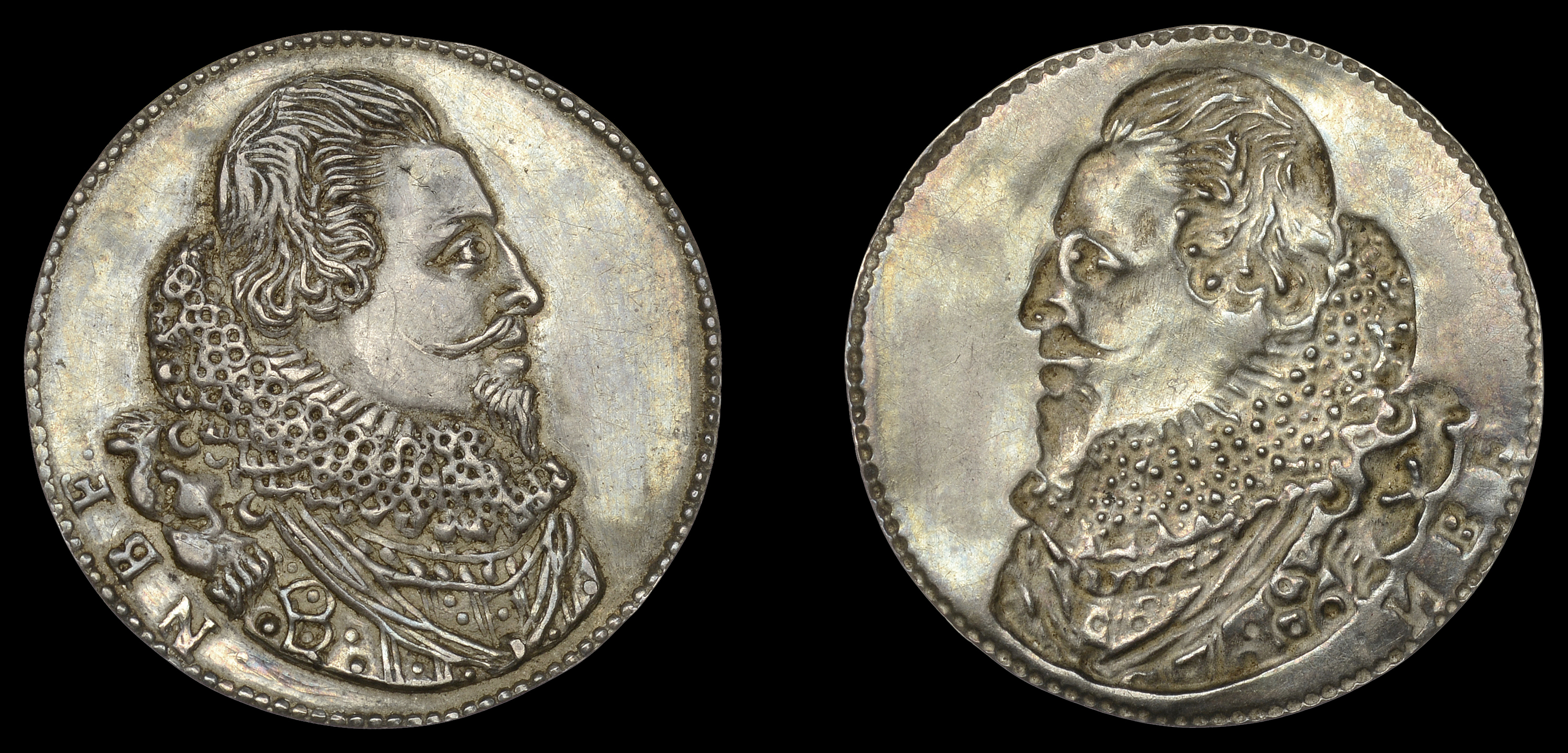 I: Briot, Warin and Rawlins, England, Charles I, English Coronation, 1626, a uniface embossed silver