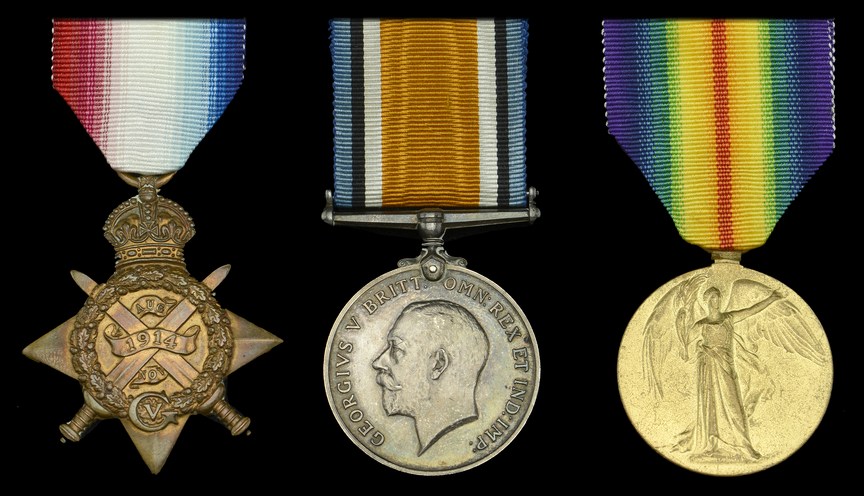 A Collection of Medals to recipients of the 1914 Star, Part 1