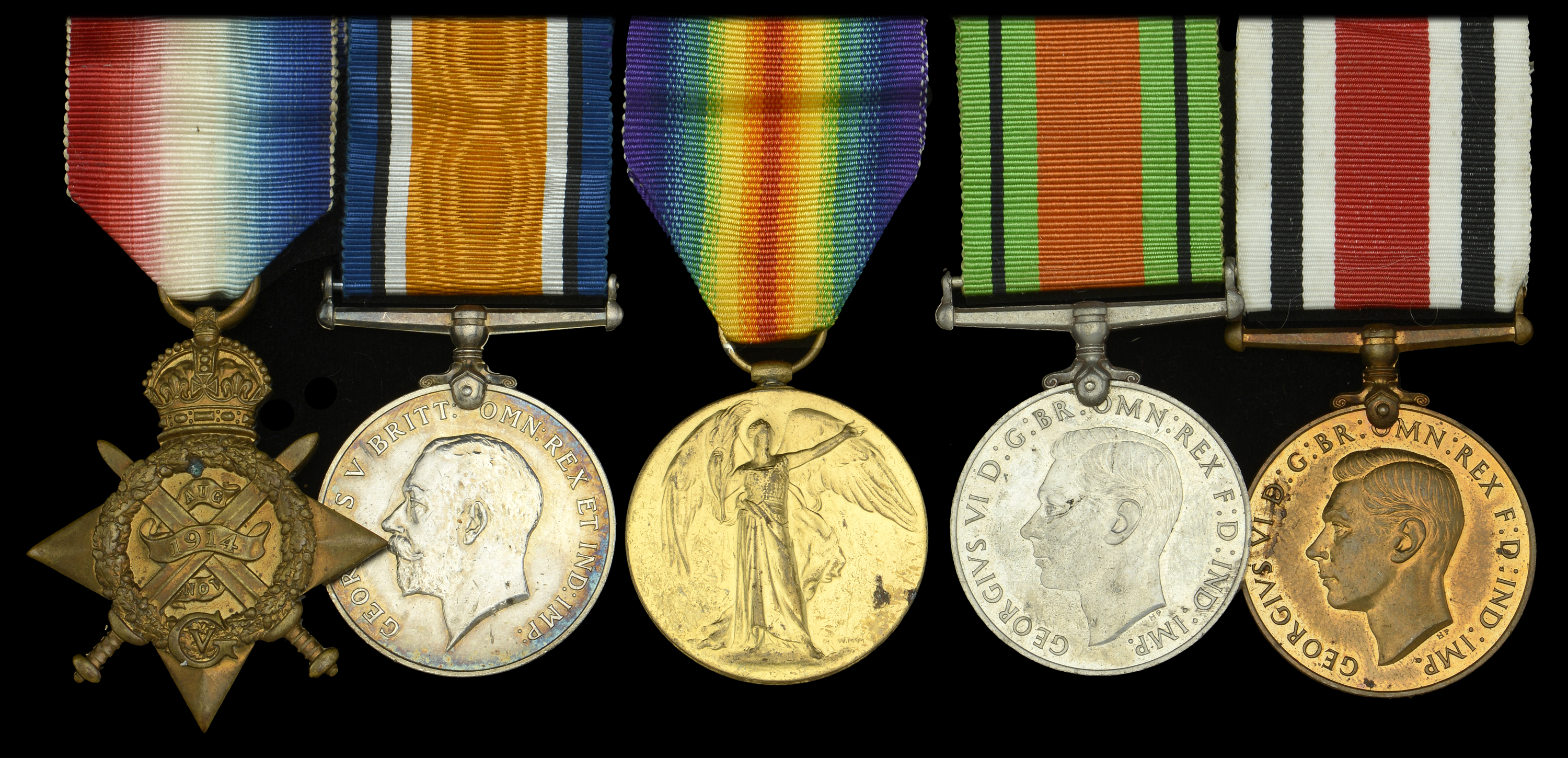 A Collection of Medals to recipients of the 1914 Star, Part 1