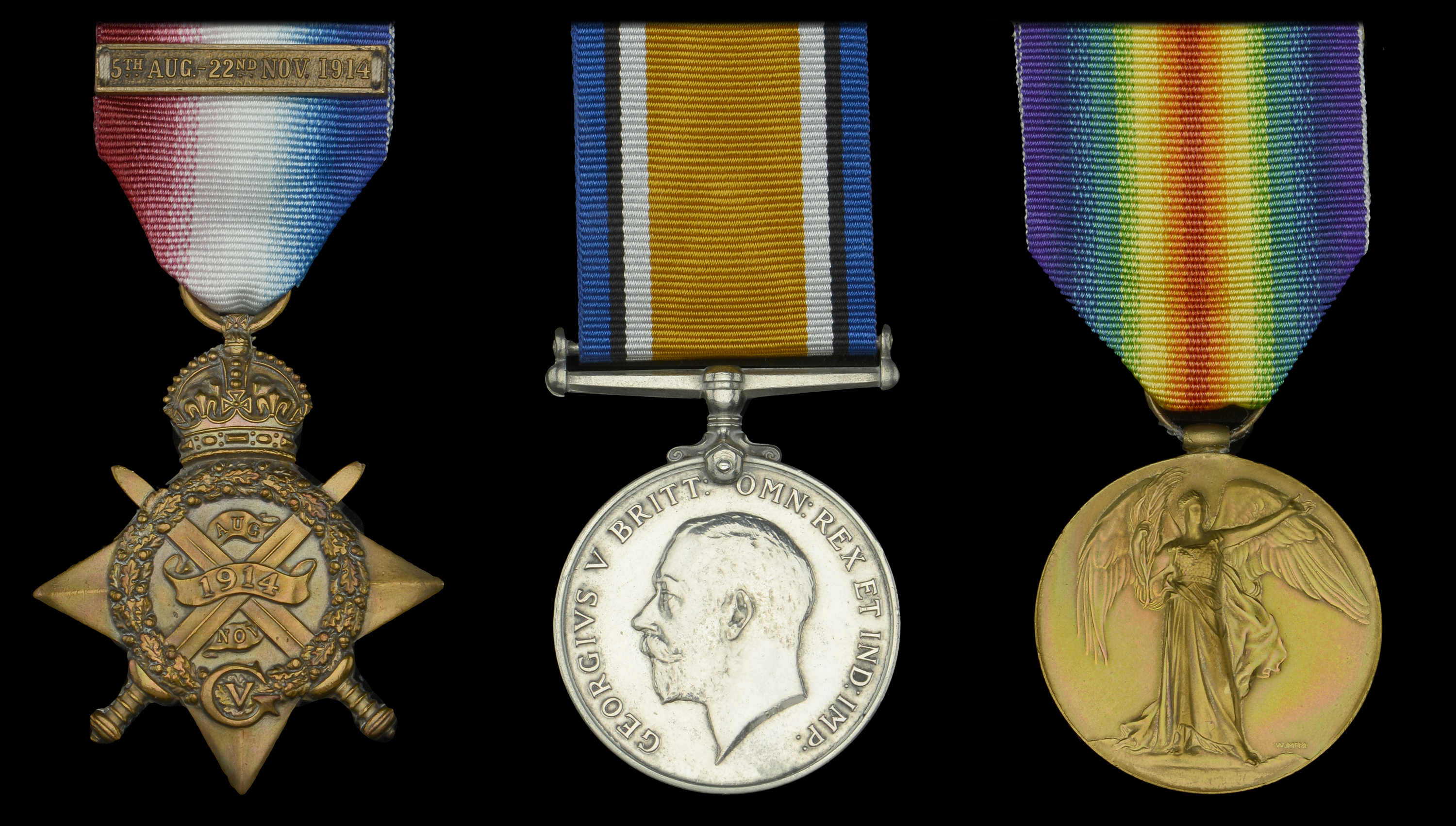 A Collection of Medals to recipients of the 1914 Star, Part 1