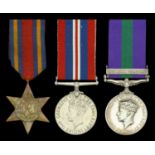 A Collection of Medals to recipients of the Burma Star