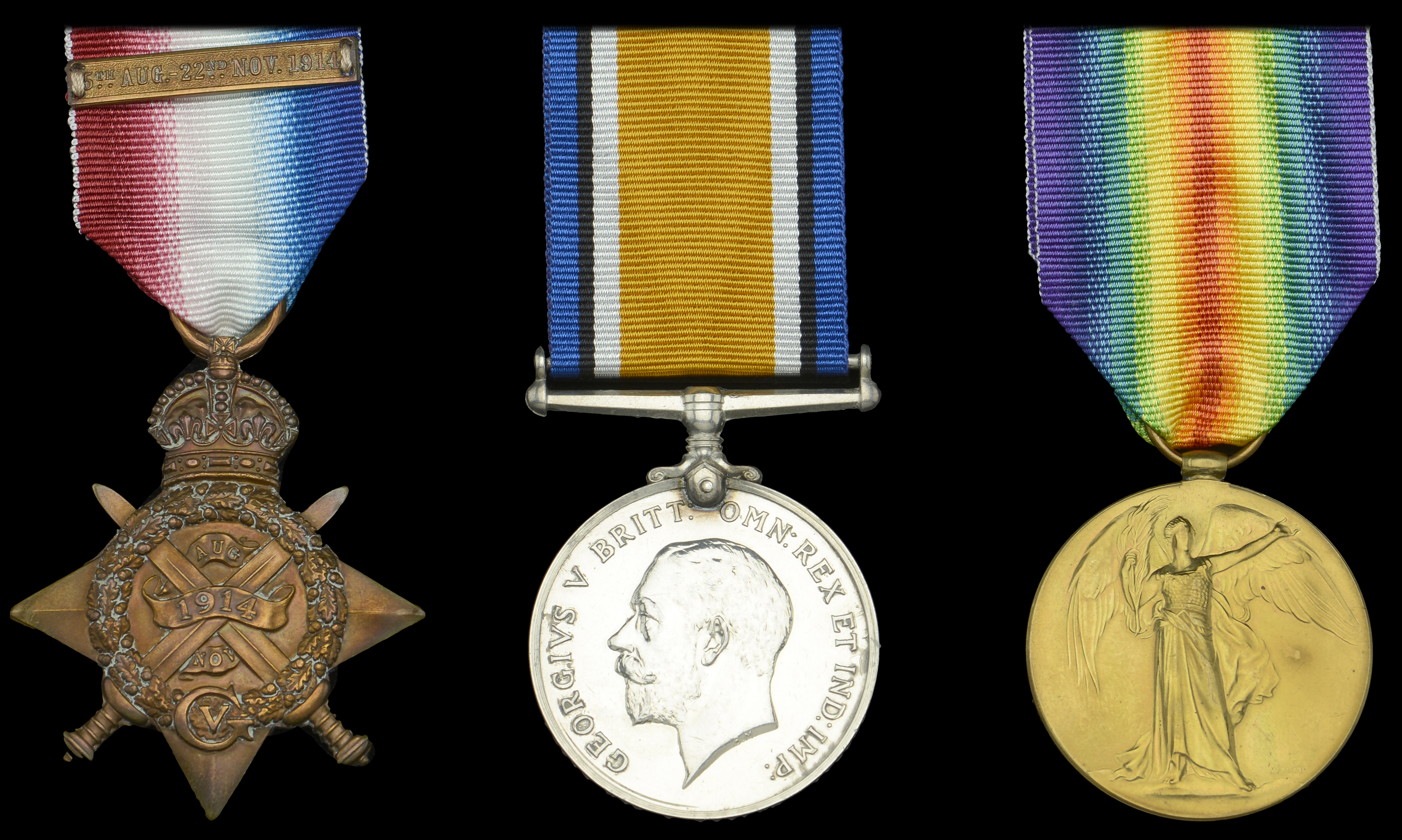 A Collection of Medals to recipients of the 1914 Star, Part 1