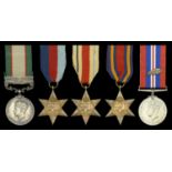 A Collection of Medals to recipients of the Burma Star