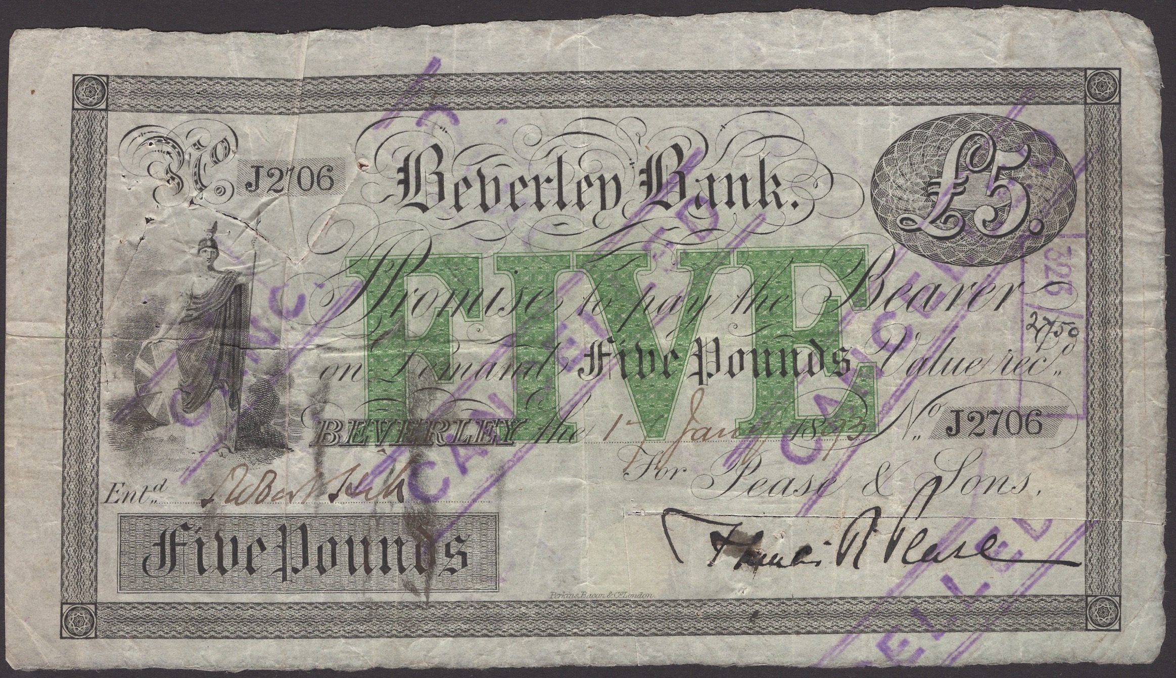 The David Muscott Collection of Northern County Provincial Banknotes