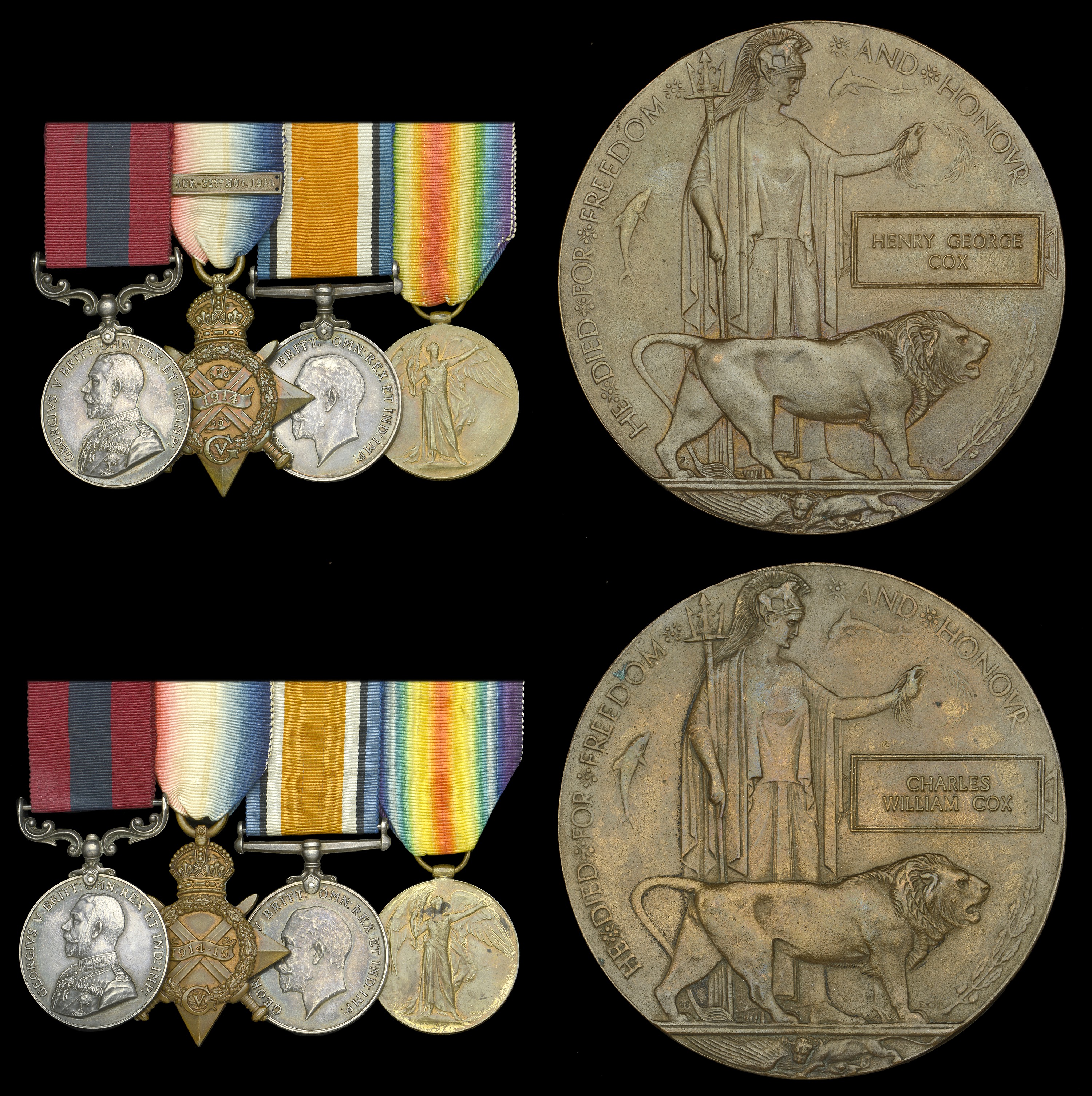 The Barry Hobbs Collection of Great War Medals