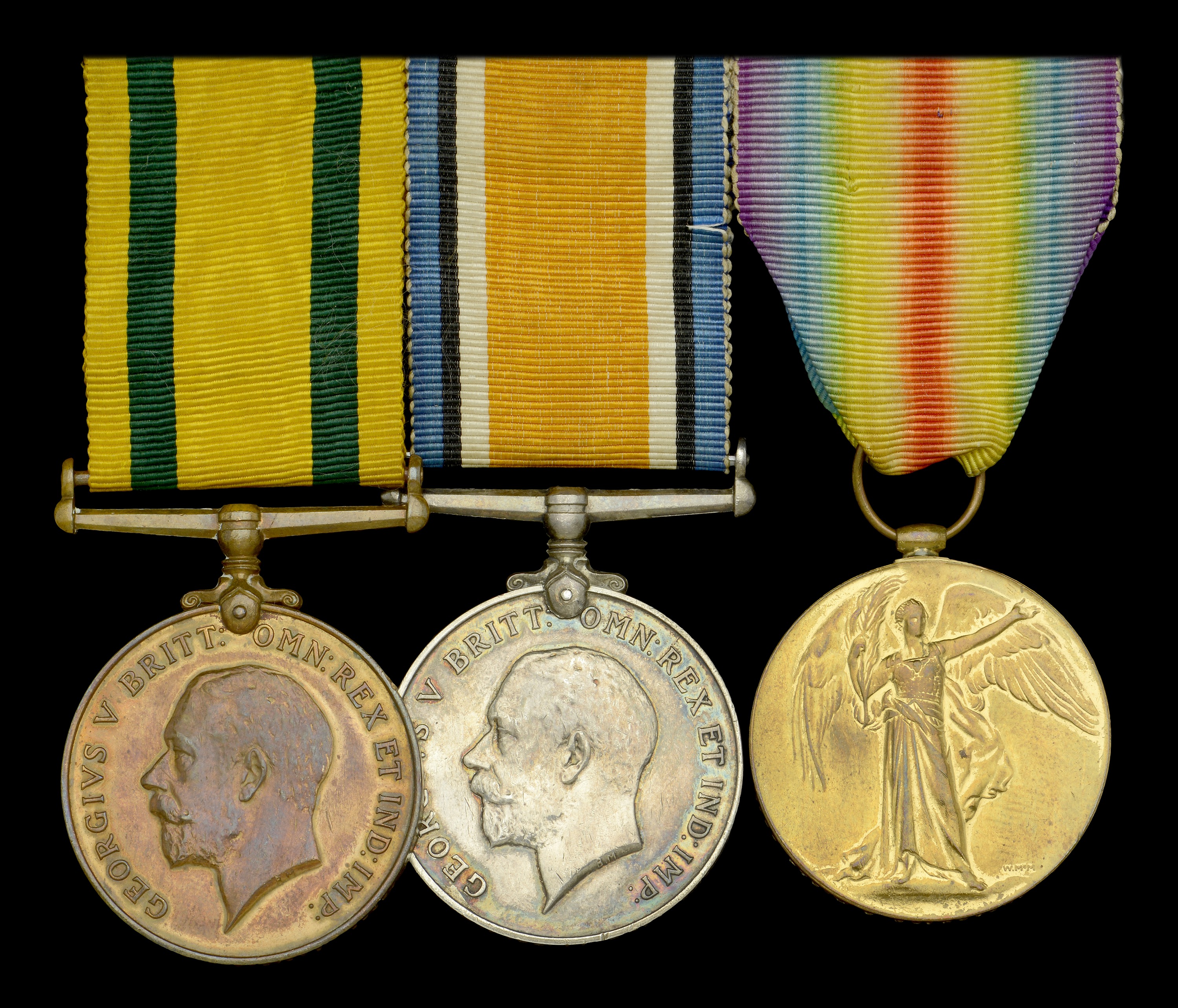 A small collection of medals to the Essex Regiment