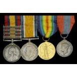 A small collection of medals to the Essex Regiment