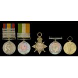 A small collection of medals to the Essex Regiment