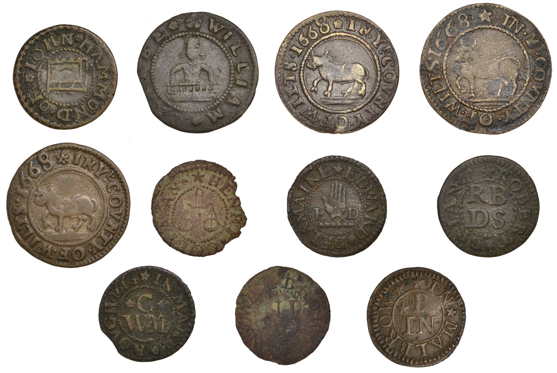 The Collection of Wiltshire Coins, Tokens and Paranumismatica formed by the late David Ward