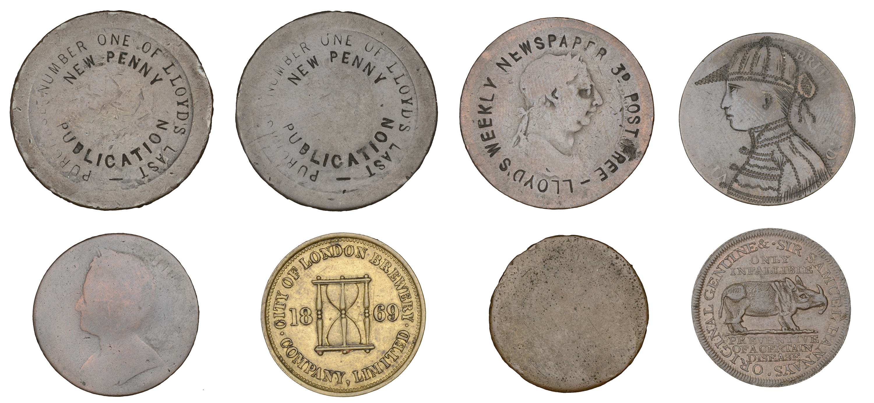 British Tokens from the Collection of the late Bill McKivor