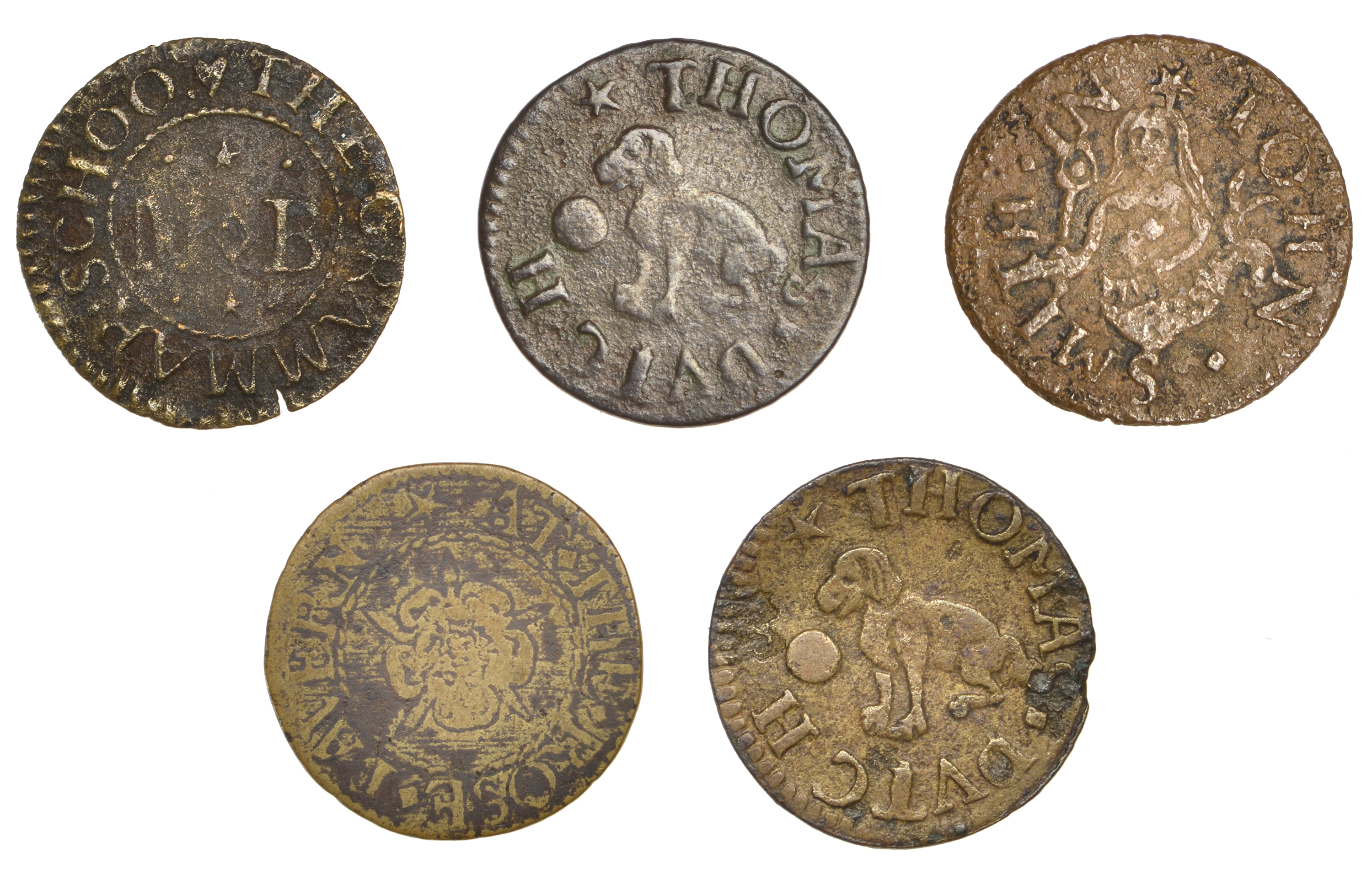 The Collection of 17th Century Tokens formed by the late Robert Thompson (Part III: Final)