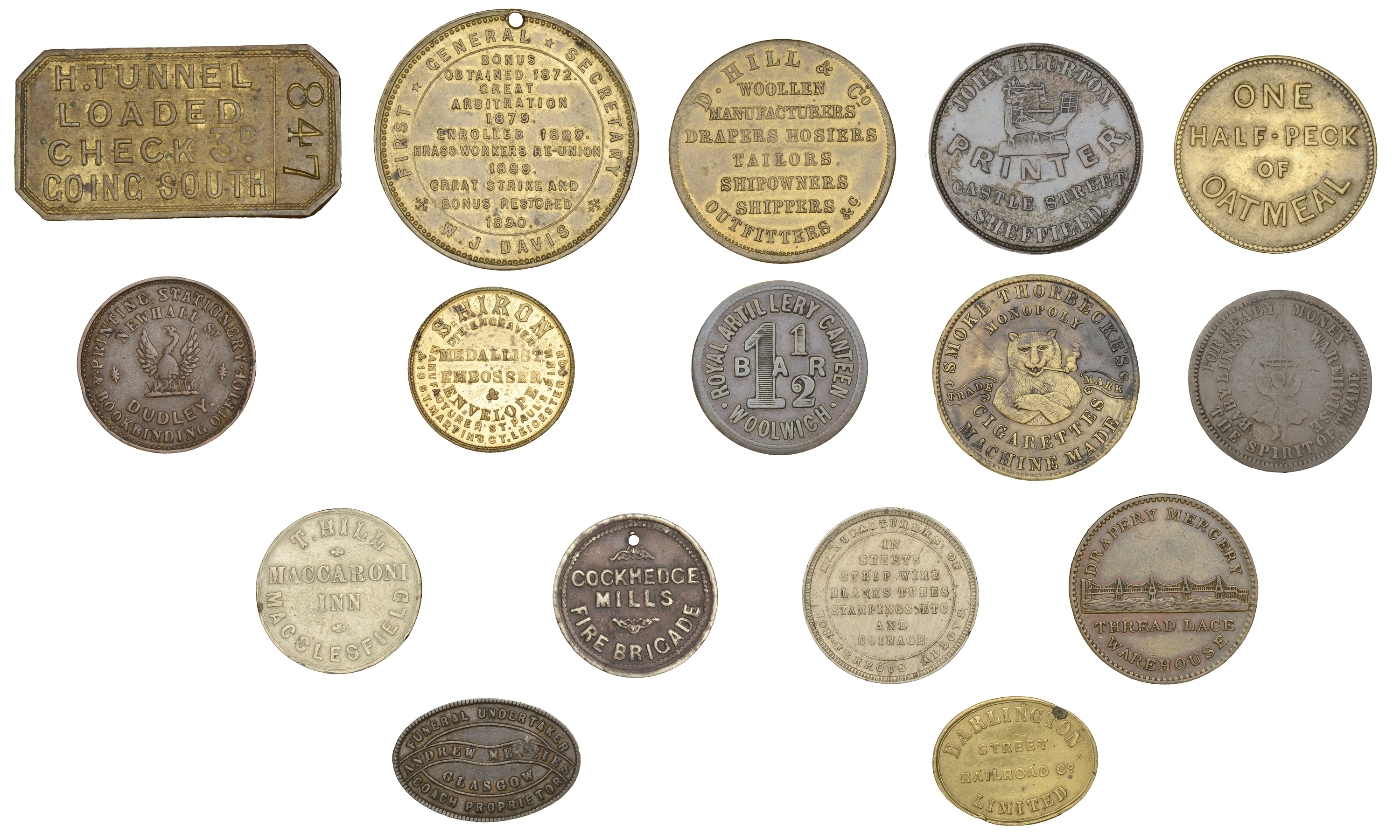 British Tokens from the Collection of the late Bill McKivor