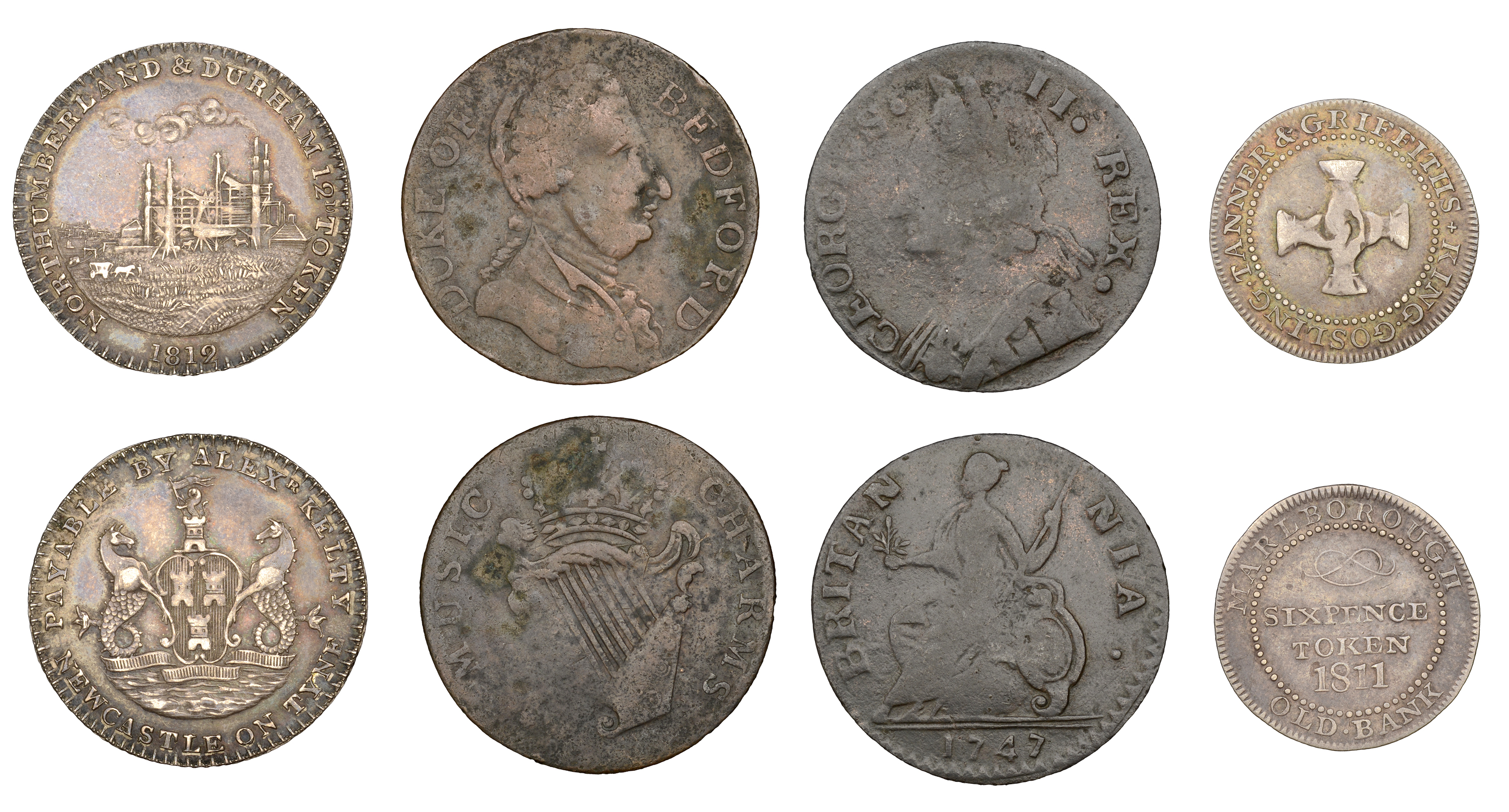 British Tokens from Various Properties