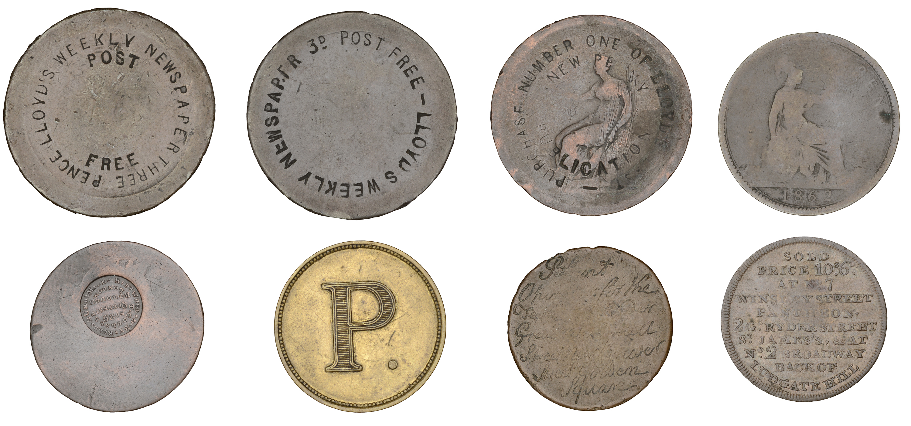 British Tokens from the Collection of the late Bill McKivor - Image 2 of 2