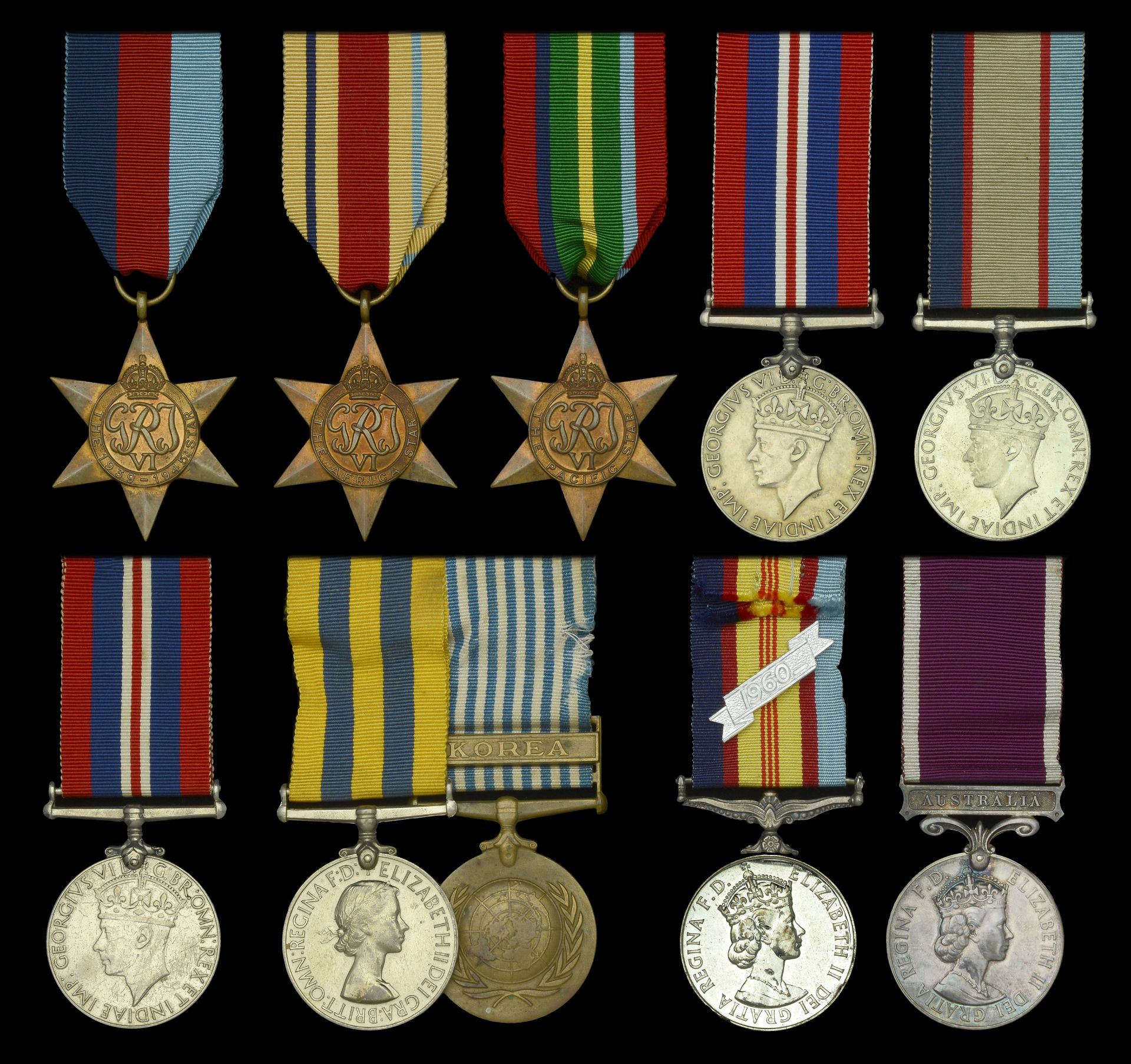 The Collection of Medals formed by the late Ron Wright