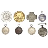 A Small Collection of Medals and Badges Related to Railways