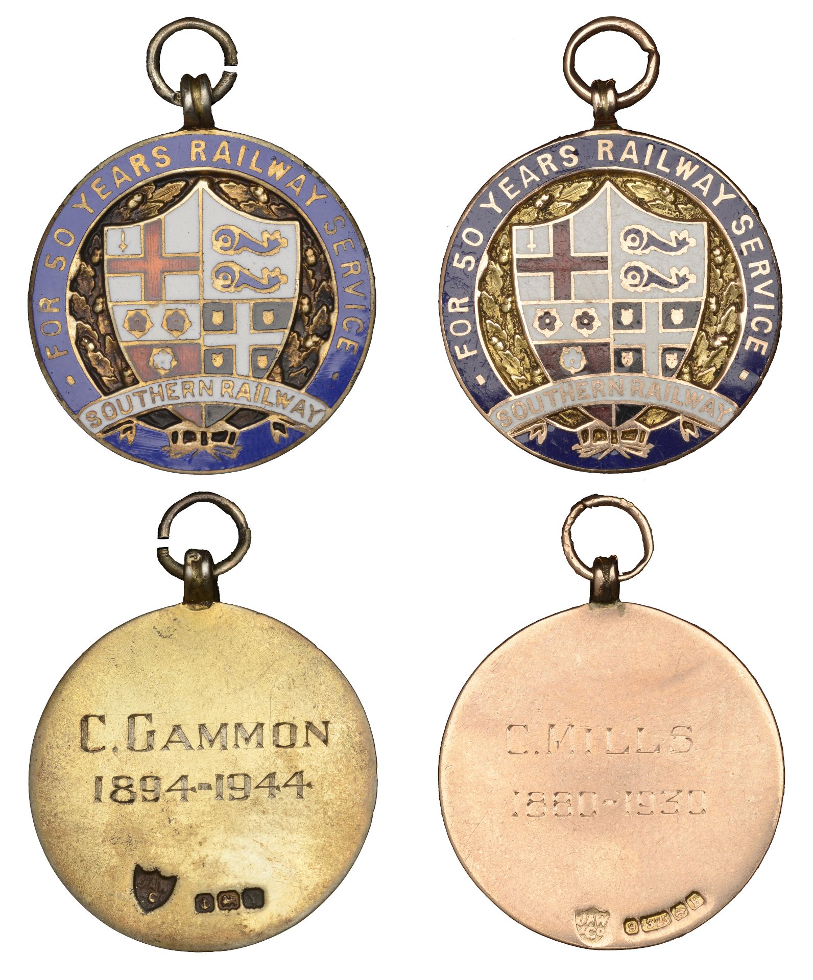 A Small Collection of Medals and Badges Related to Railways