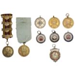 A Small Collection of Medals and Badges Related to Railways