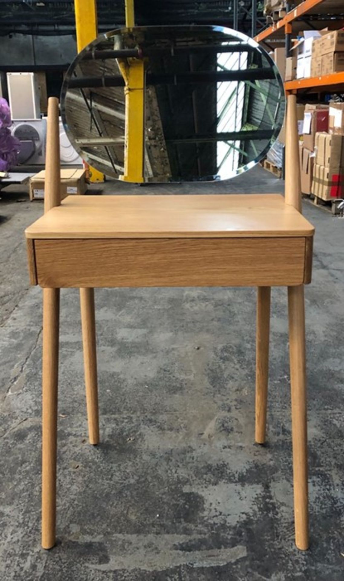 HOUSE BY JOHN LEWIS BOW DRESSING TABLE IN OAK