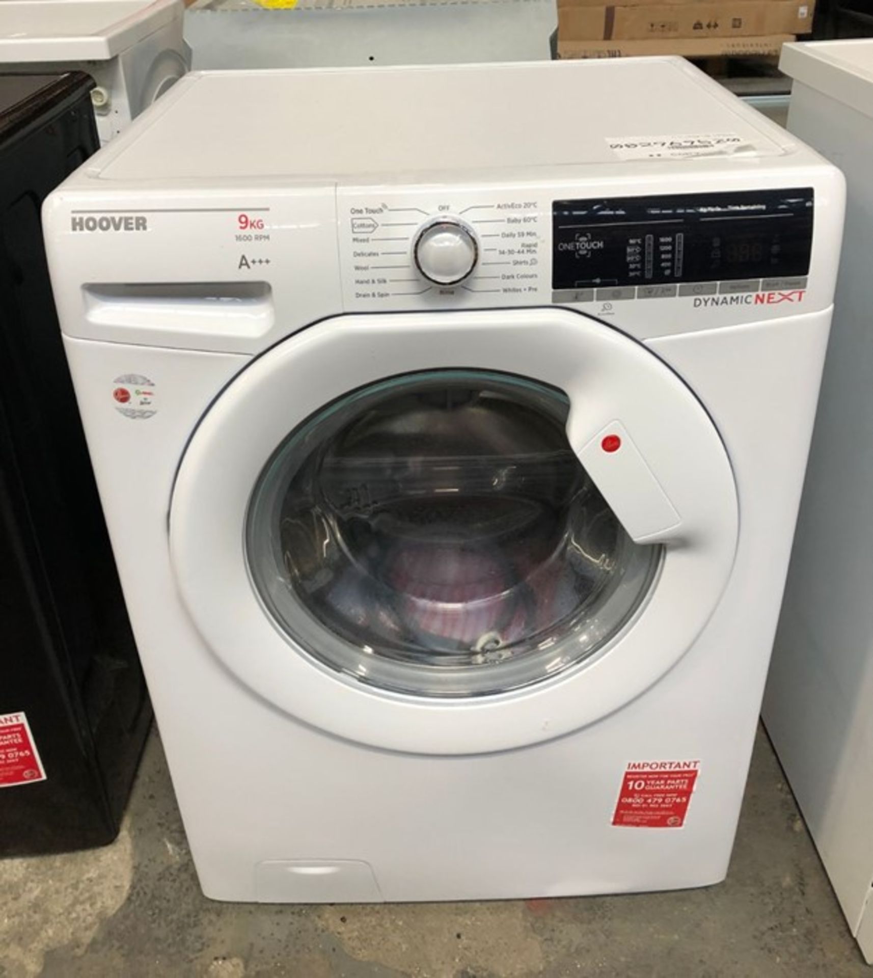 HOOVER DXOA69LW3 WASHING MACHINE