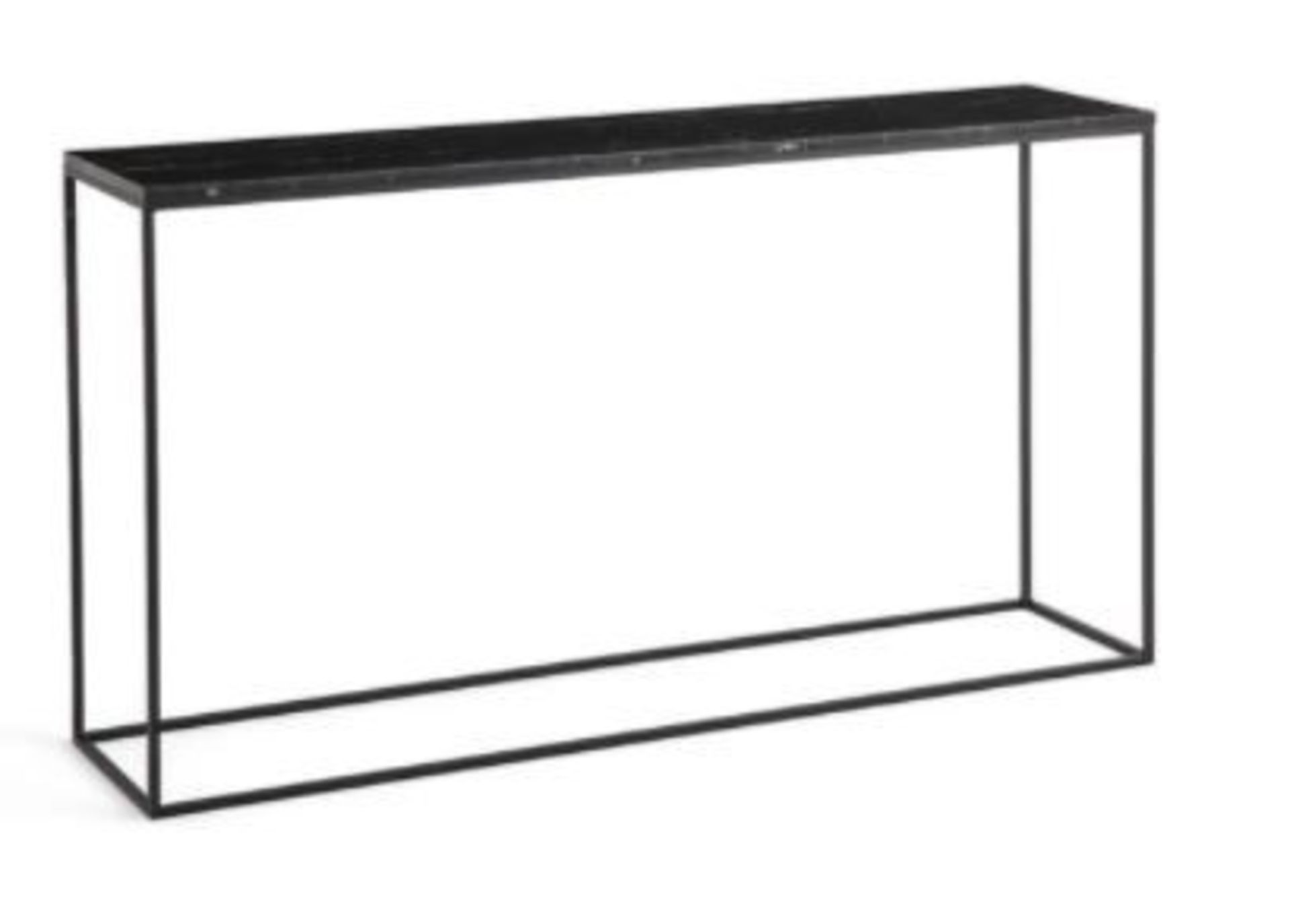 LA REDOUTE CONSOLE XL MAHAUT BLACK MARBLE