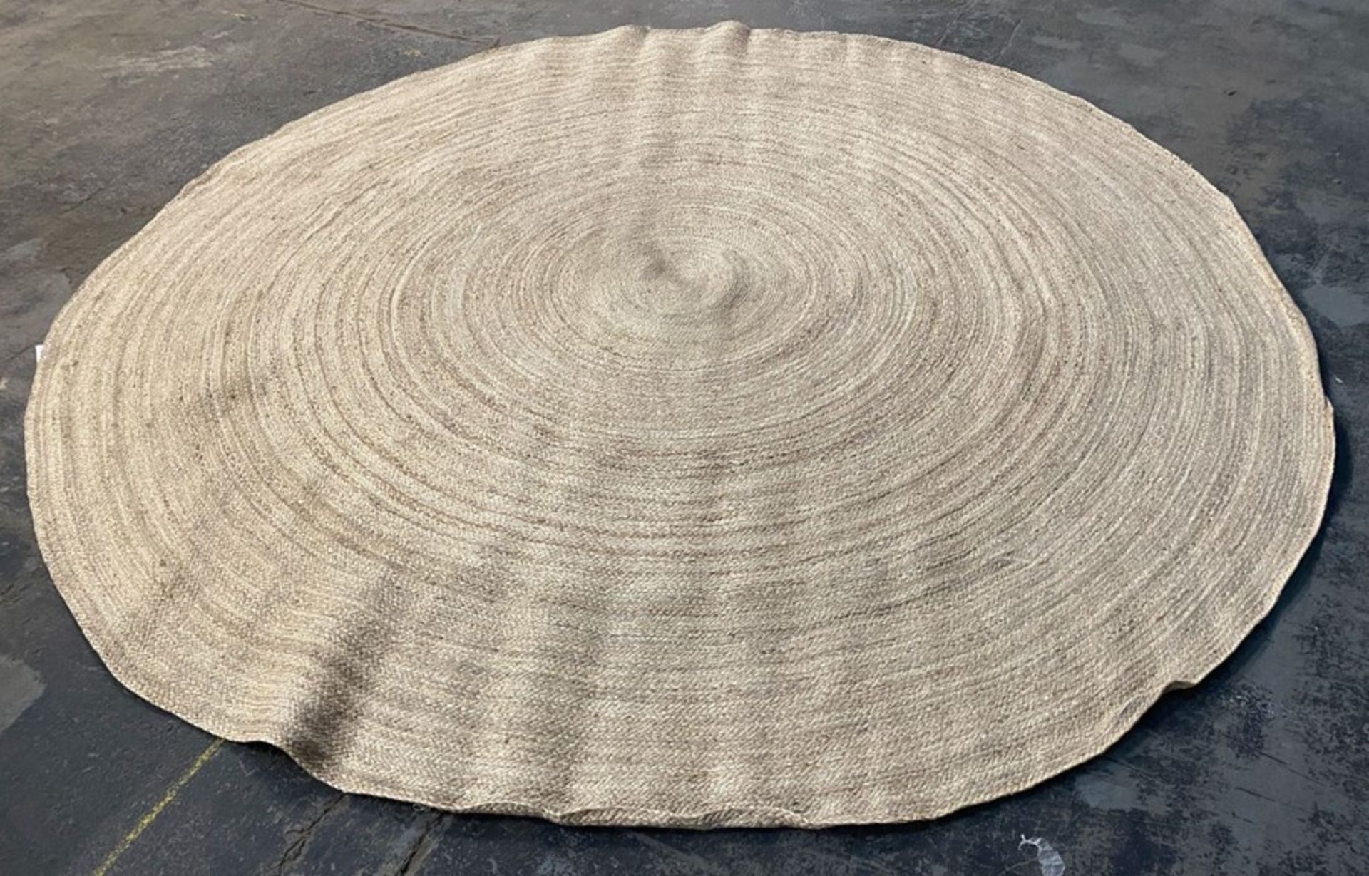 LA REDOUTE AFTAS JUTE RUG / SIZE DIAMETER 300CM