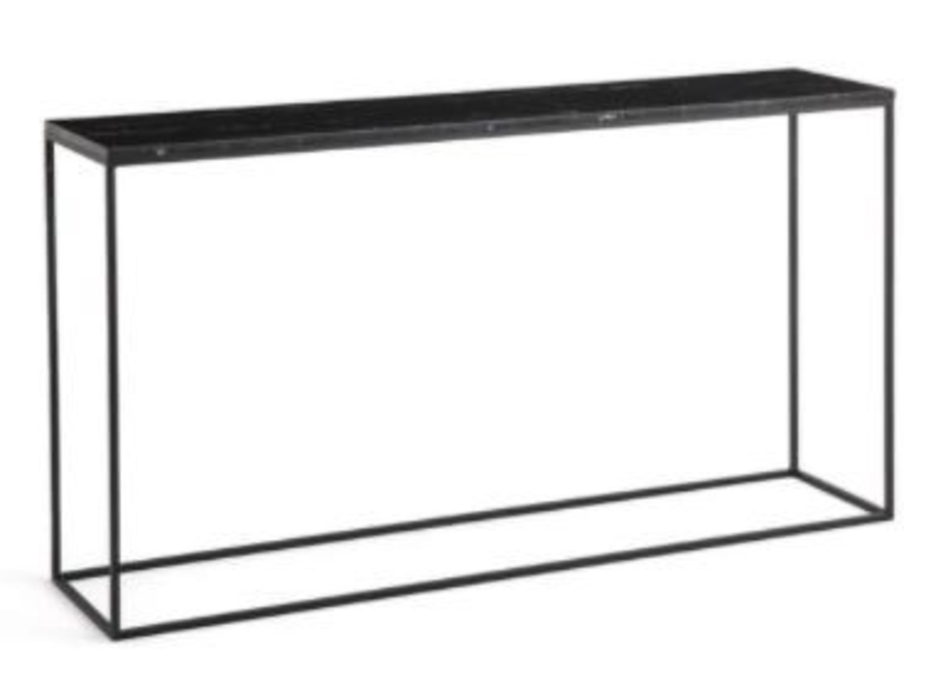 LA REDOUTE CONSOLE XL MAHAUT BLACK MARBLE