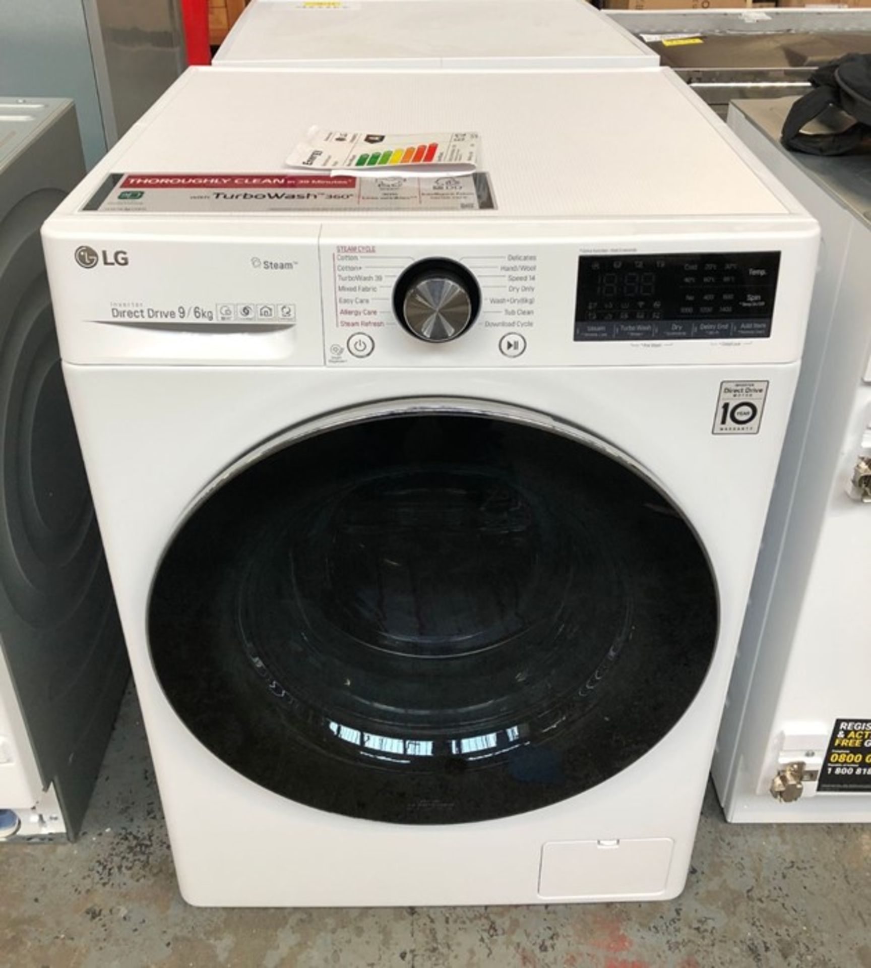 LG V900 FWV996WTS FREESTANDING WASHER DRYER