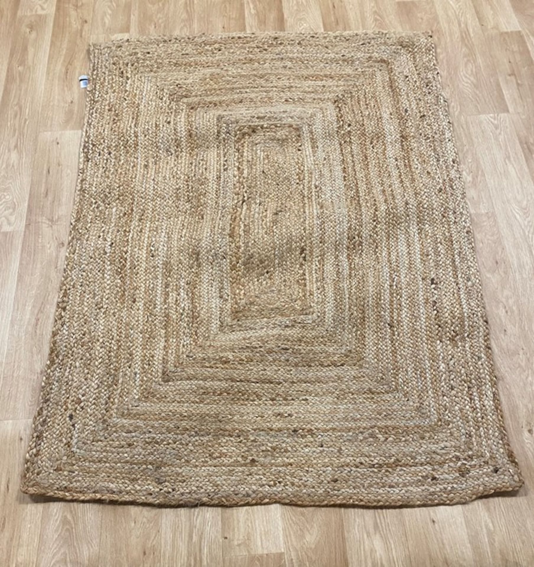 LA REDOUTE AFTAS RECTANGULAR JUTE RUG / 120X170