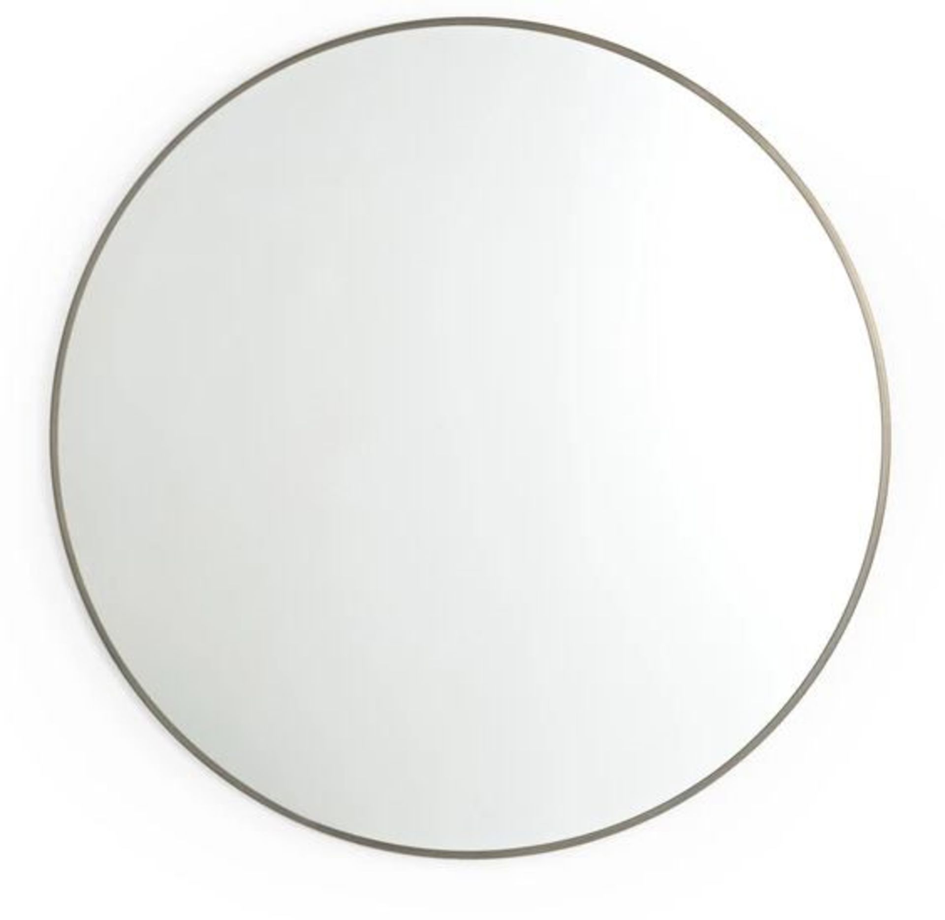 LA REDOUTE CALIGONE AGED BRASS METAL MIRROR, Ø100 CM