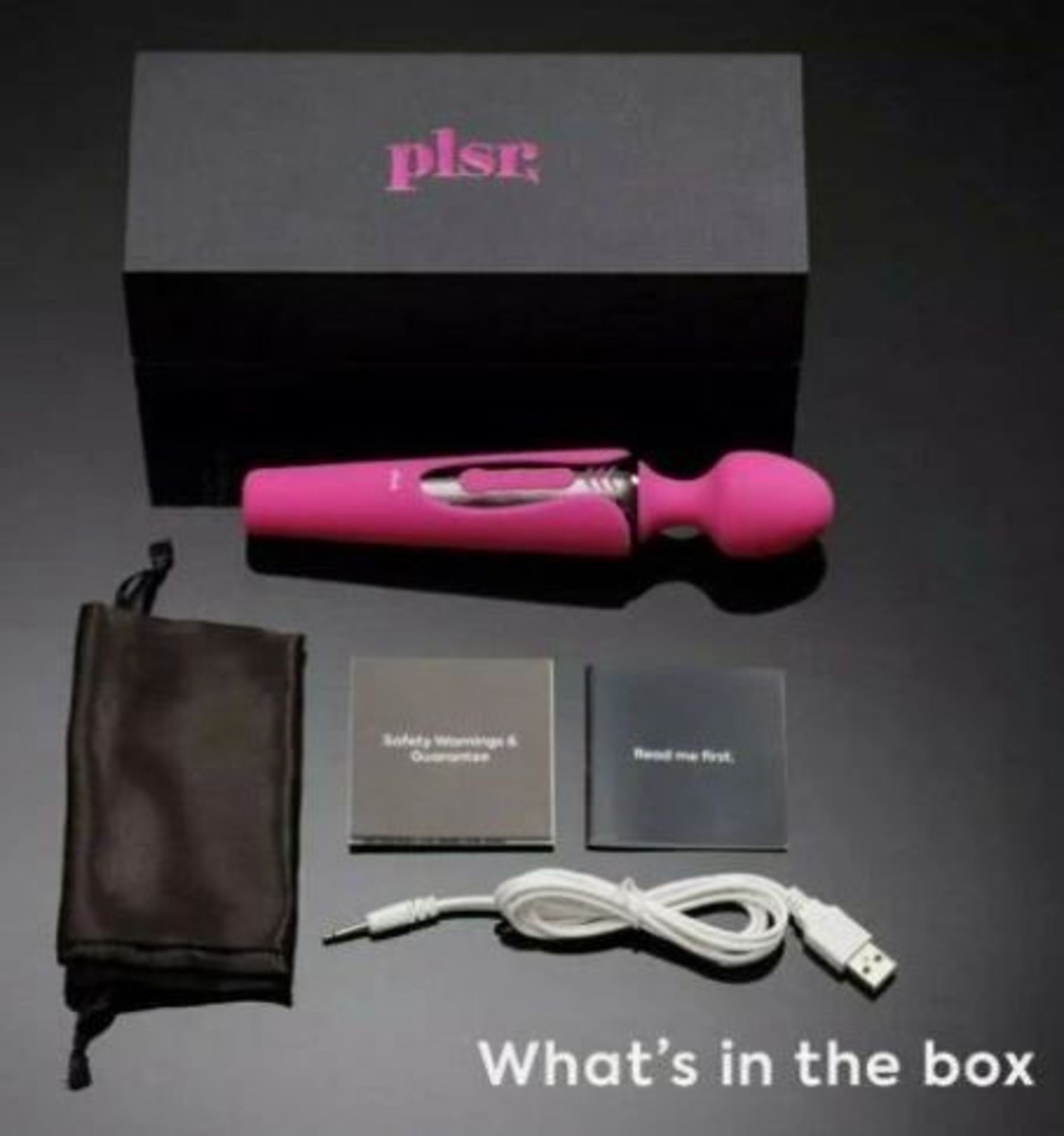 1 X PREMIUM MASSAGER BY PLSR RECHARGABLE MASSAGER / RRP £30.00