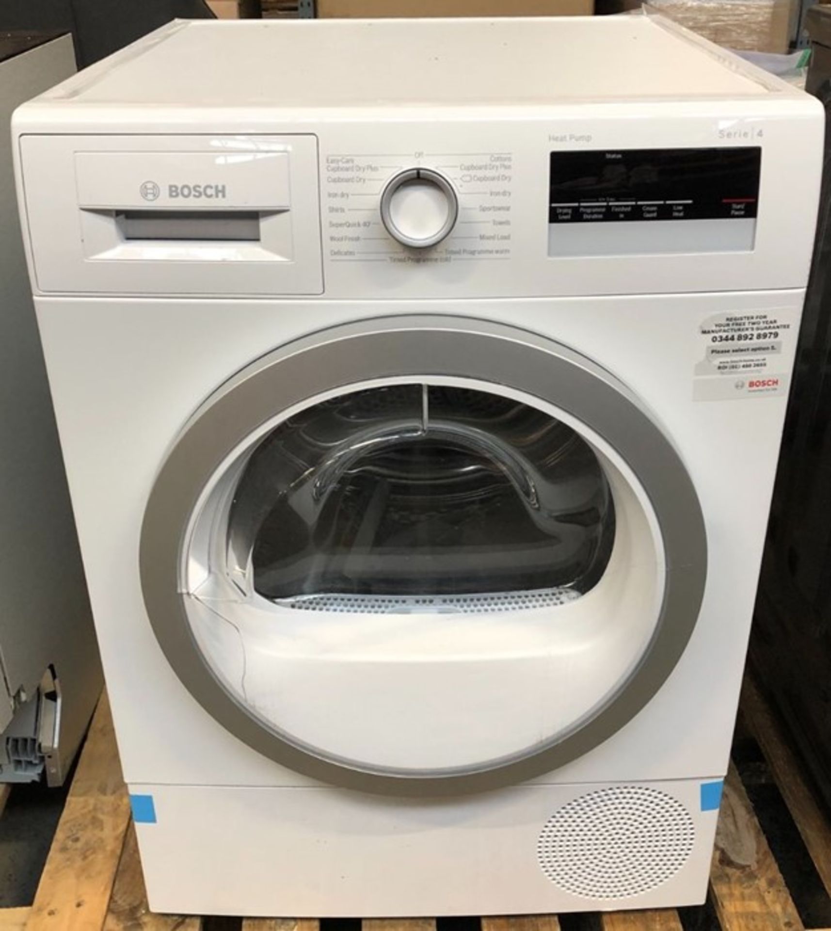 BOSCH WTR85V21GB HEAT PUMP TUMBLE DRYER