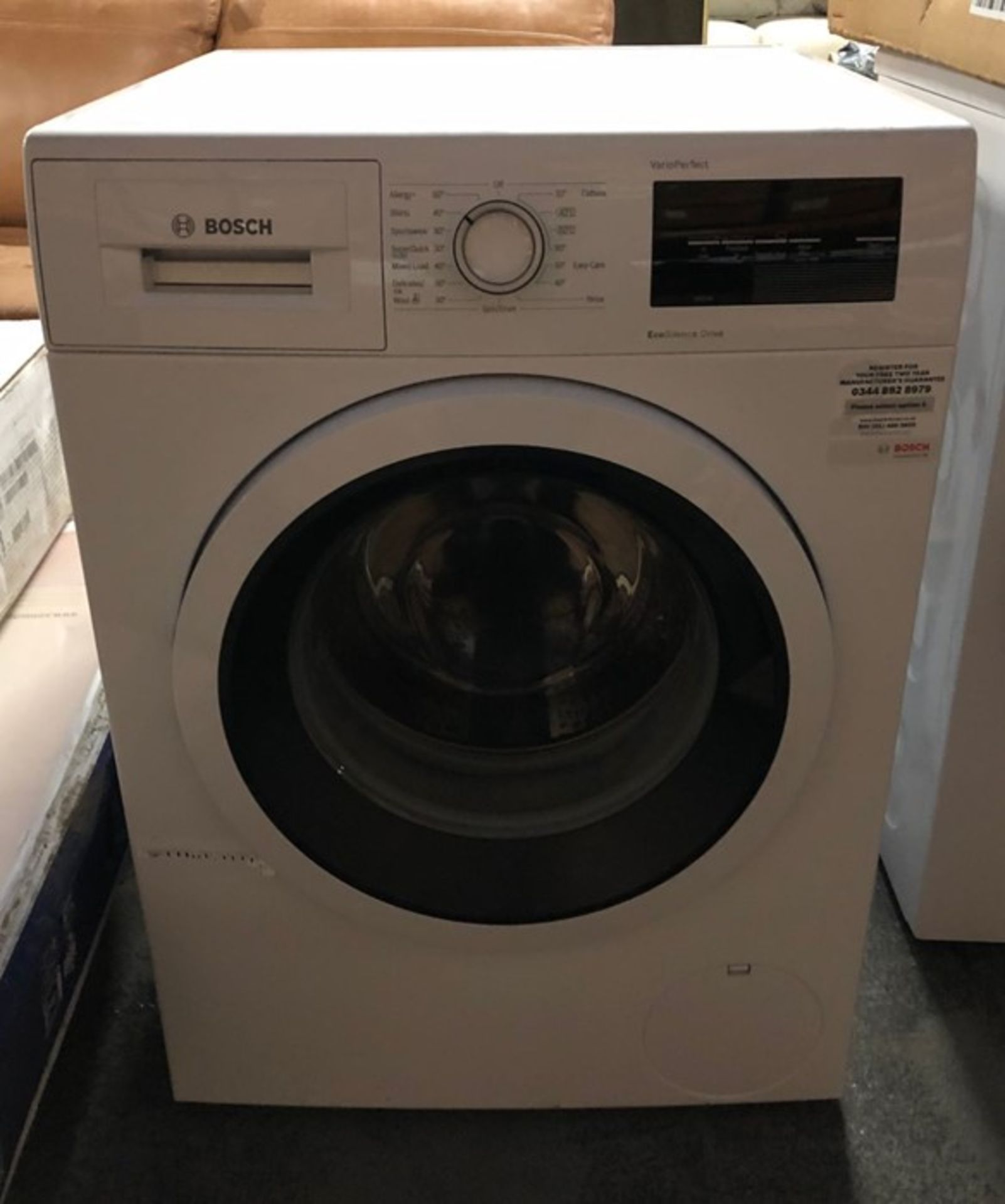 BOSCH WASHING MACHINE - WAT28371GB/72 / RRP £399.00 / UNTESTED CUSTOMER RETURN. USED, NO VISIBLE