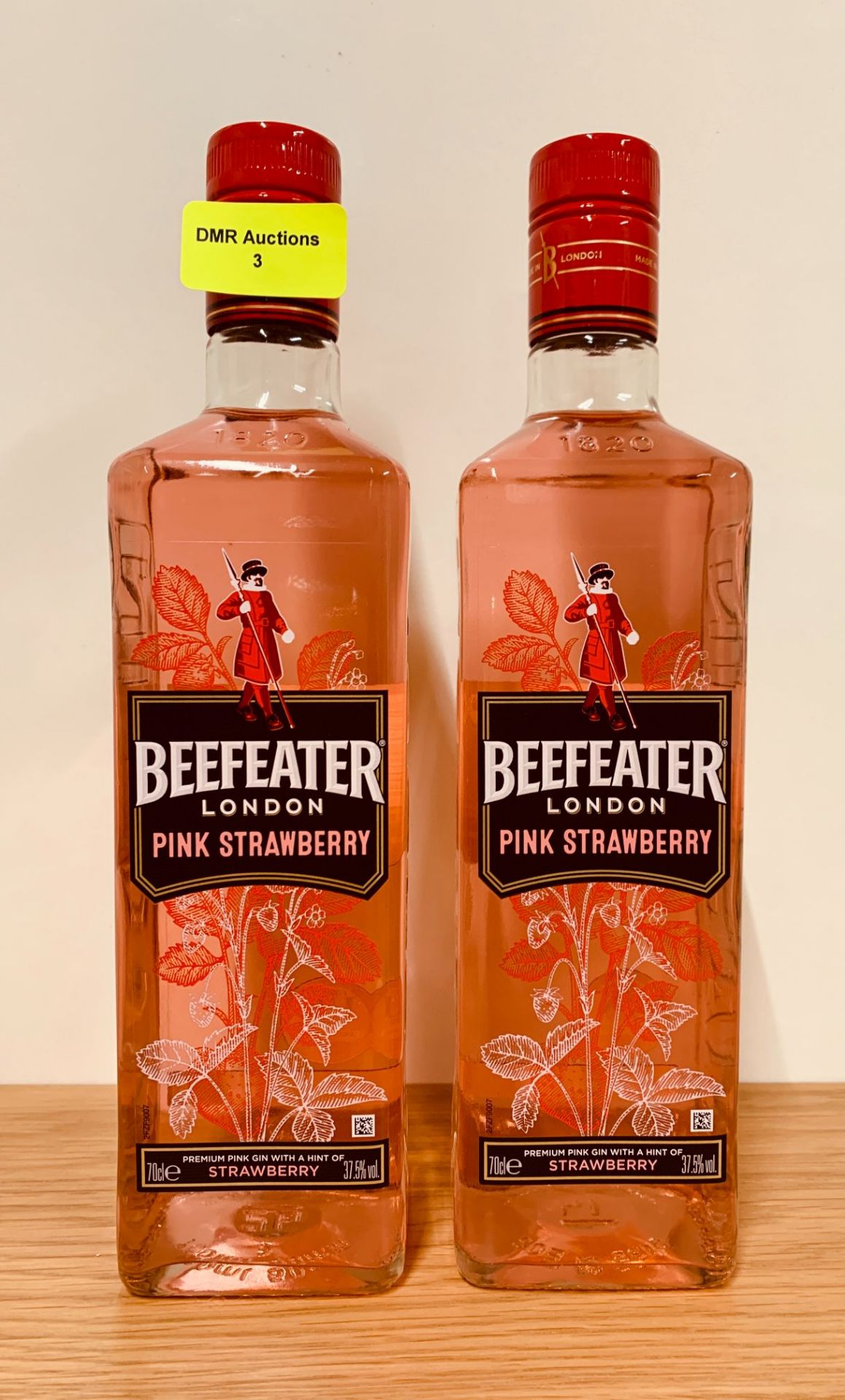 2 x BEEFEATER LONDON PINK STRAWBERRY GIN 70CL