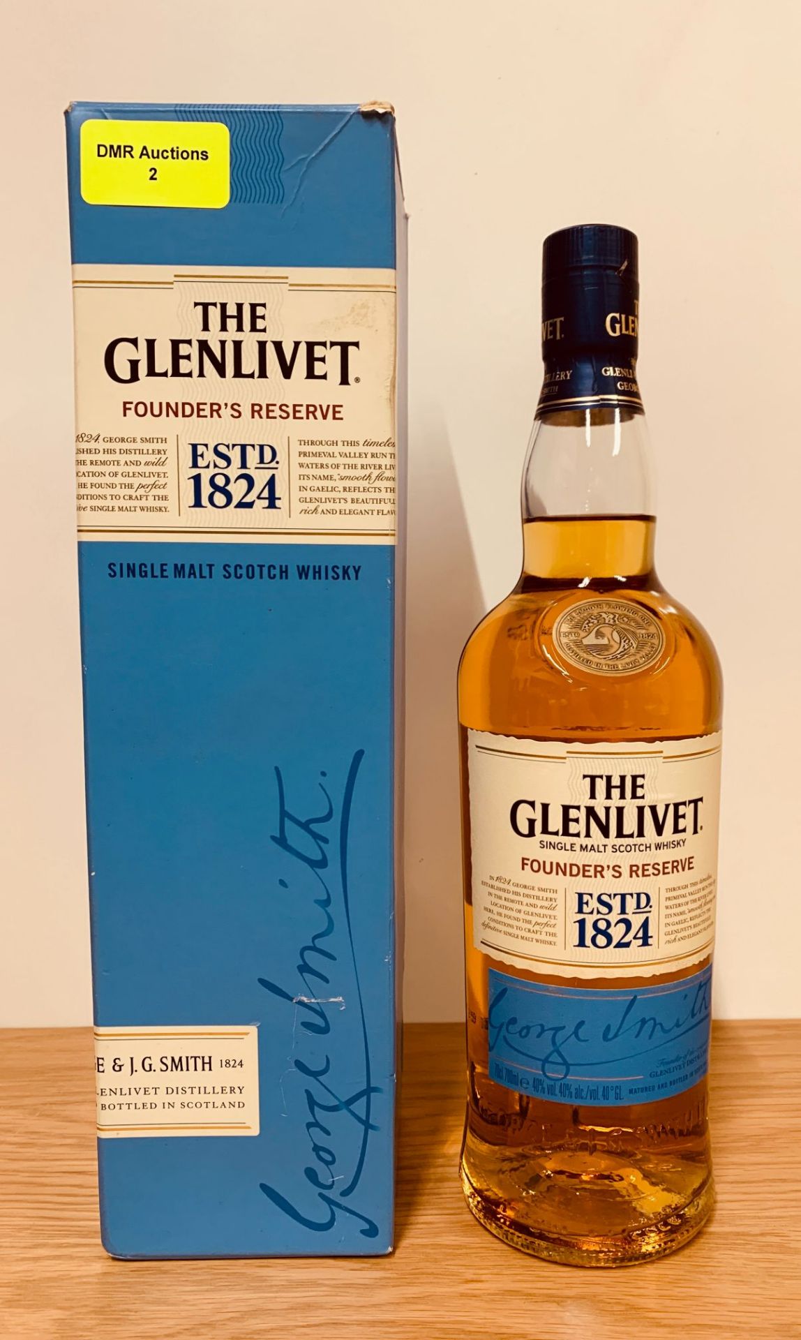 1 x THE GLENLIVET FOUNDERS RESERVE SINGLE MALT SCOTCH WHISKY 70CL