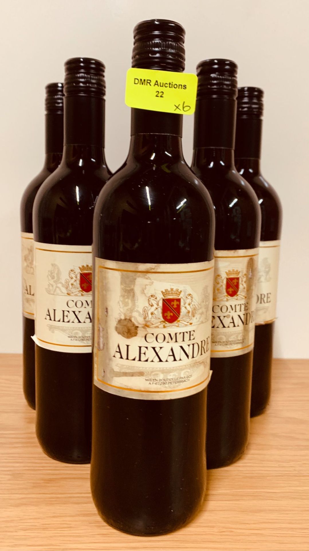 6 x COMTE ALEXANDRE RED WINE 75CL