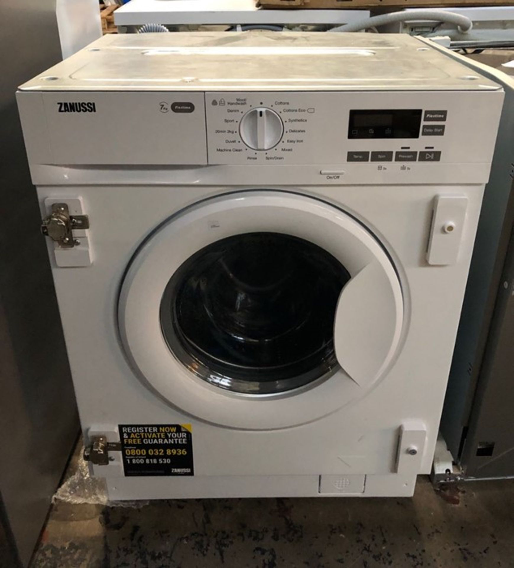 ZANUSSI Z712W43BI INTEGRATED WASHING MACHINE