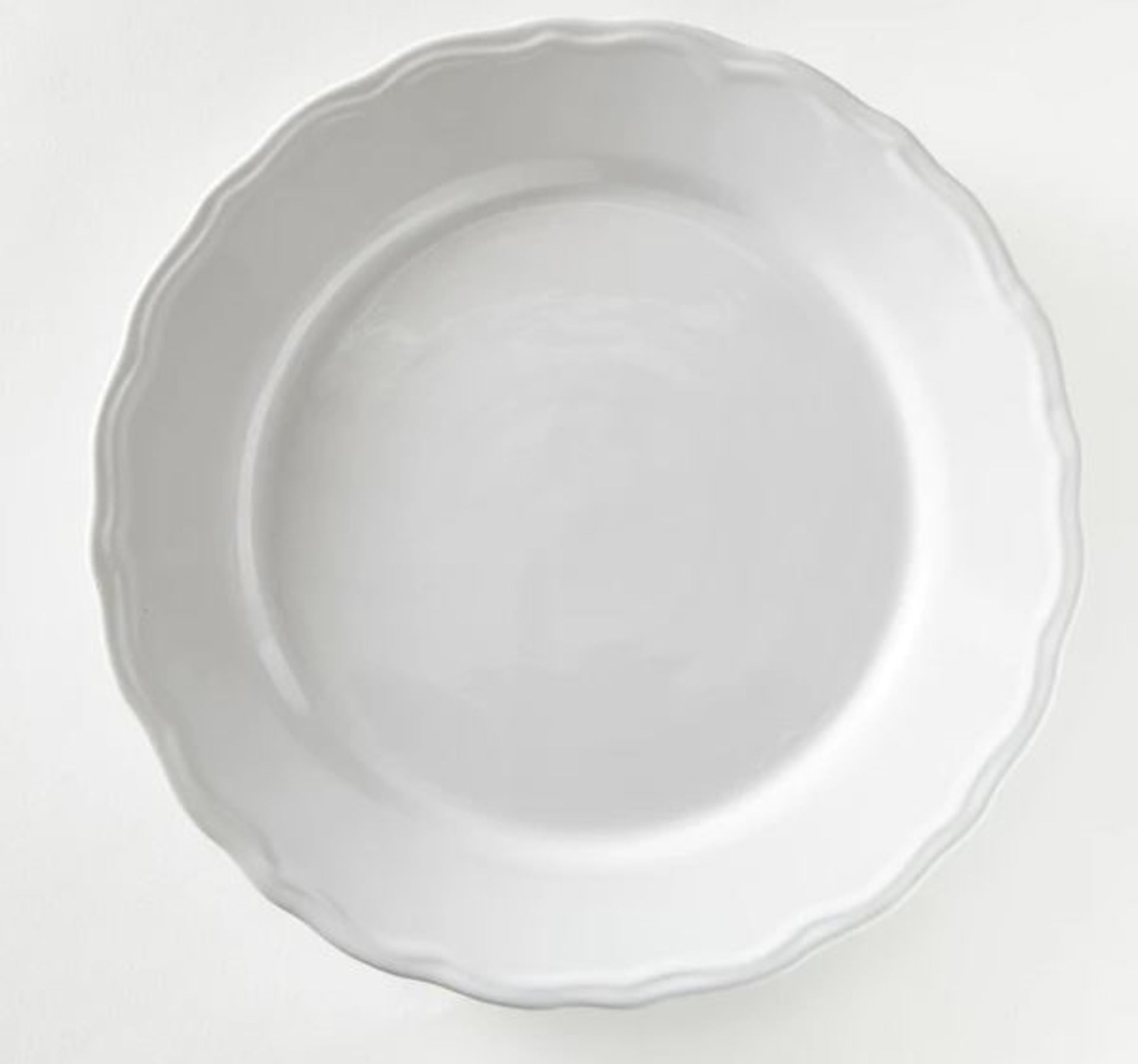 1 X SET OF 4 AJILA DINNER PLATES SET IN WHITE / RRP £18.00 / GRADE A