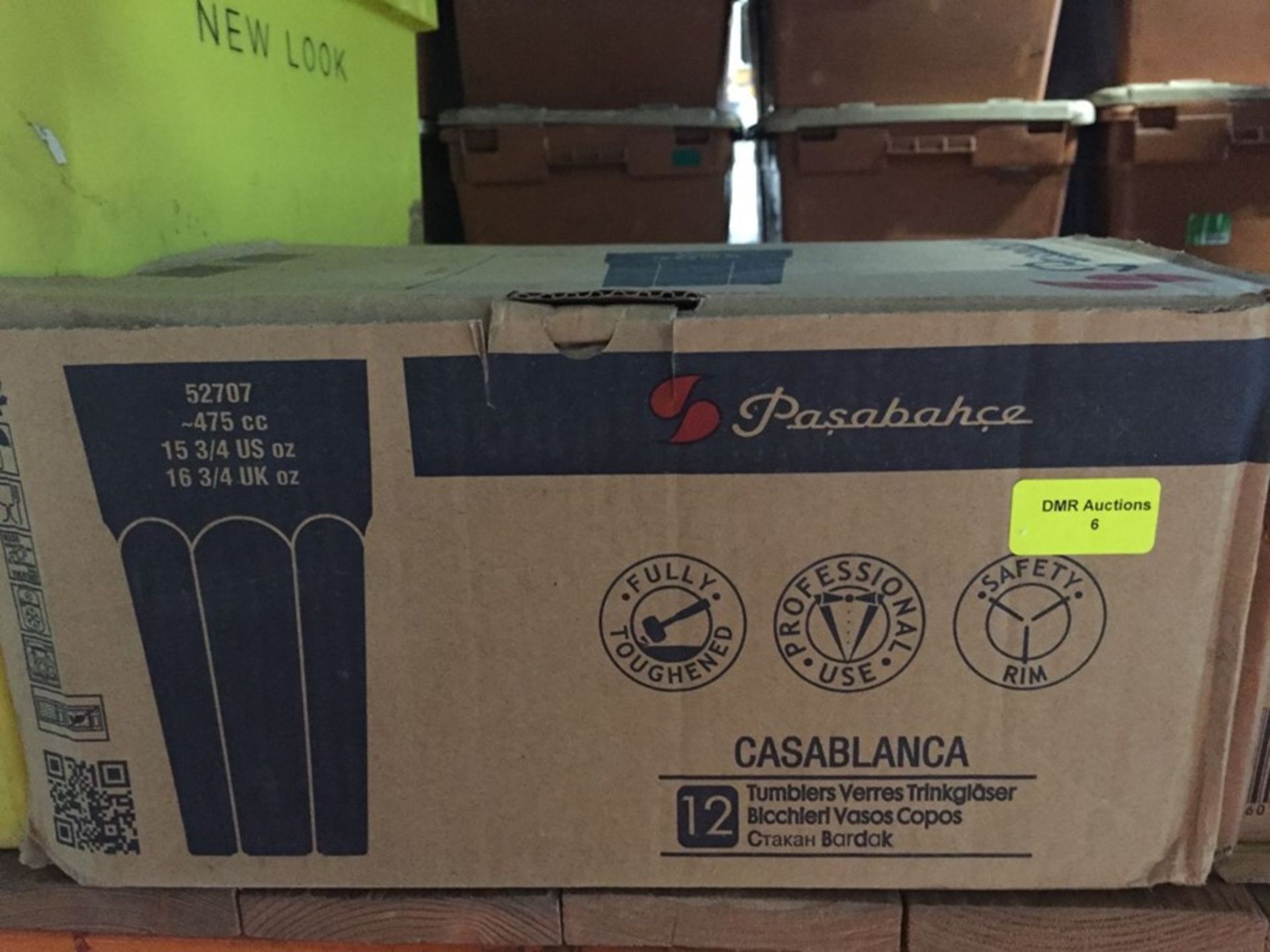 1 LOT TO CONTAIN A BOX OF 12 X CASABLANCA TUMBLERS