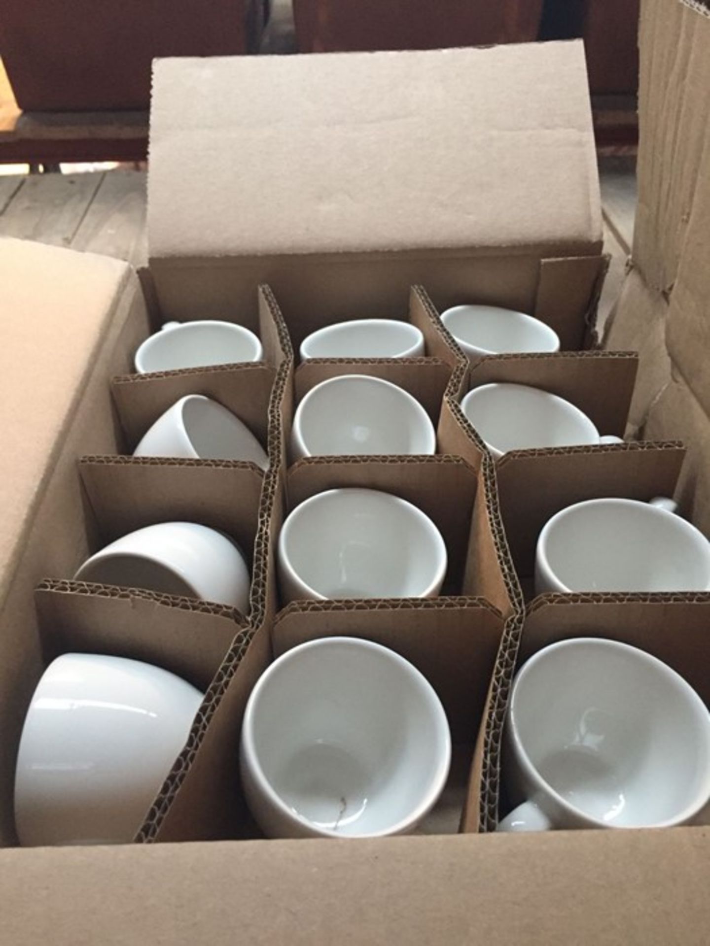 1 LOT TO CONTAIN A BOX OF 24 X CHURCHILL ESPRESSO CUPS 3.5OZ