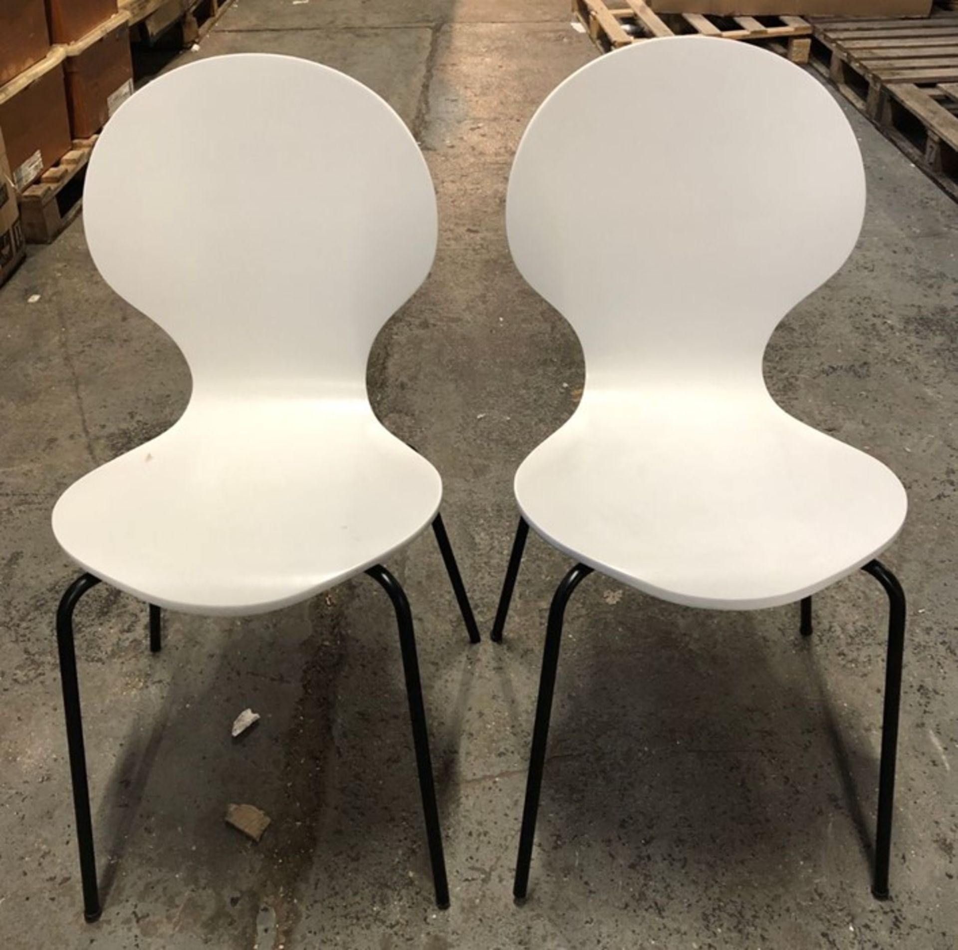 2 x HOUSE BY JOHN LEWIS CRESCENT DINING CHAIRS
