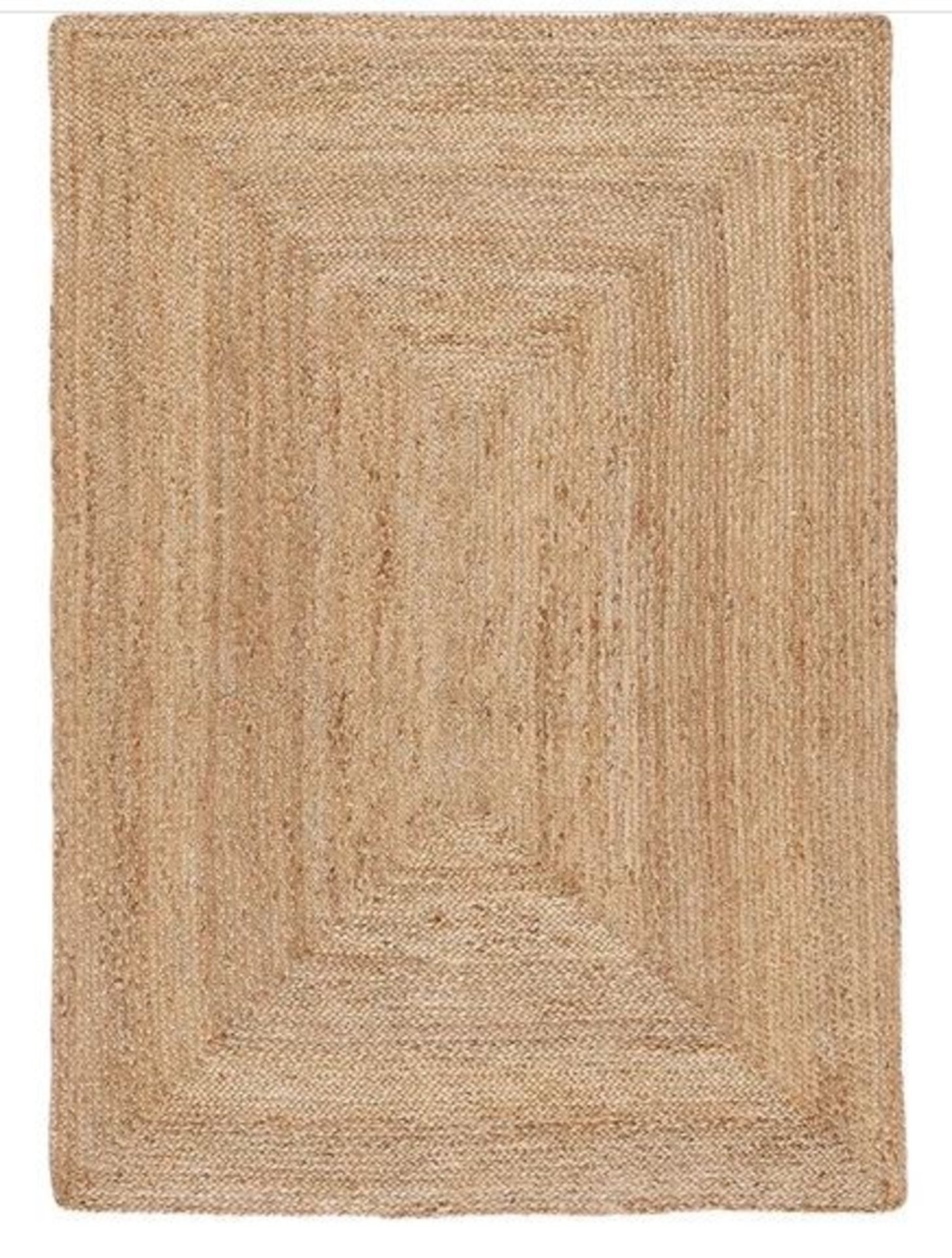 LA REDOUTE AFTAS RECTANGULAR JUTE RUG / 200X290CM